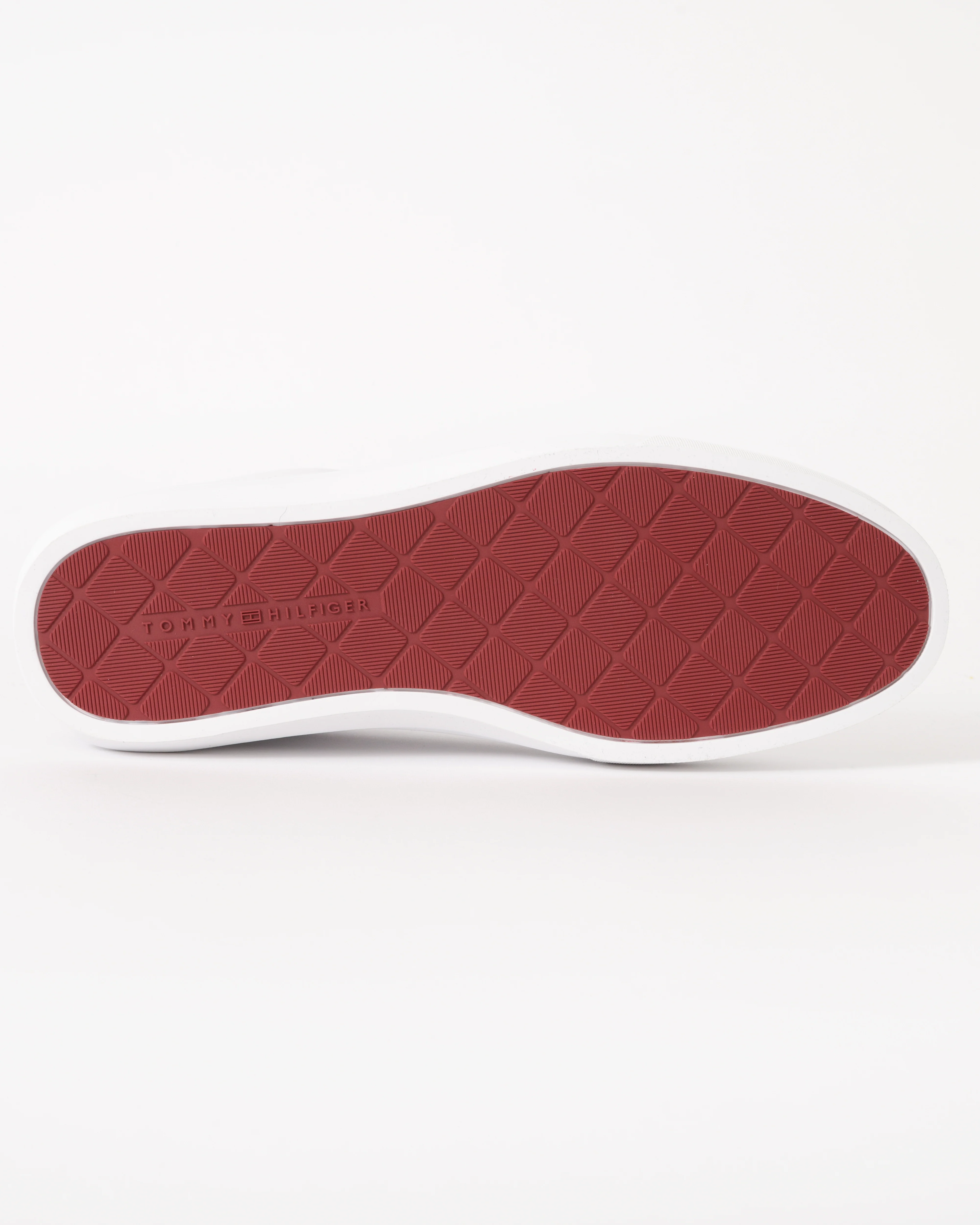 Tommy Hilfiger Premium Dress Nappa Leather Mens Cupsole Trainers - White - Image 5
