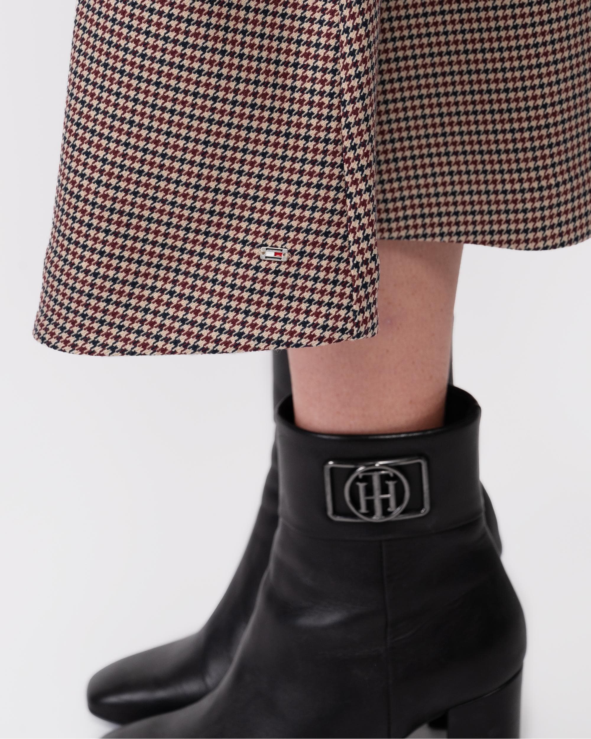 Tommy Hilfiger RWB Check Womens Midi Shirt Dress - Image 5