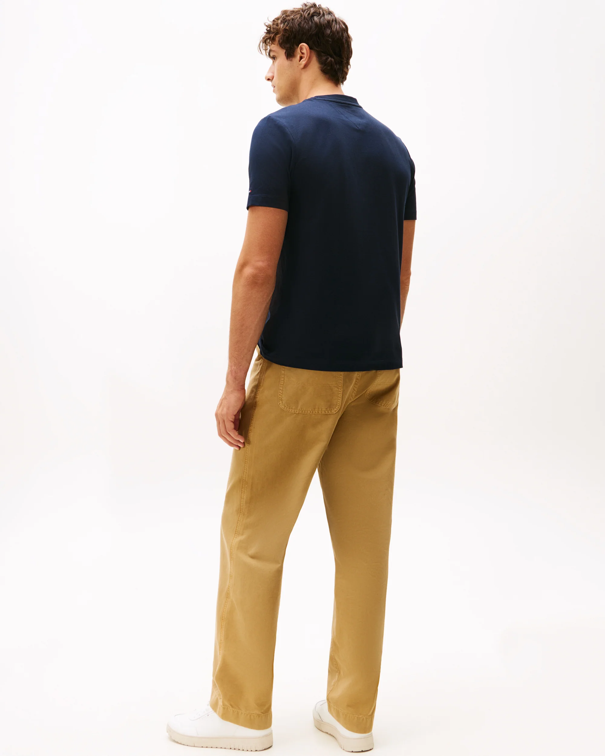 Tommy Hilfiger Stack Hilfiger Mens Graphic T-Shirt - Desert Sky - Image 4