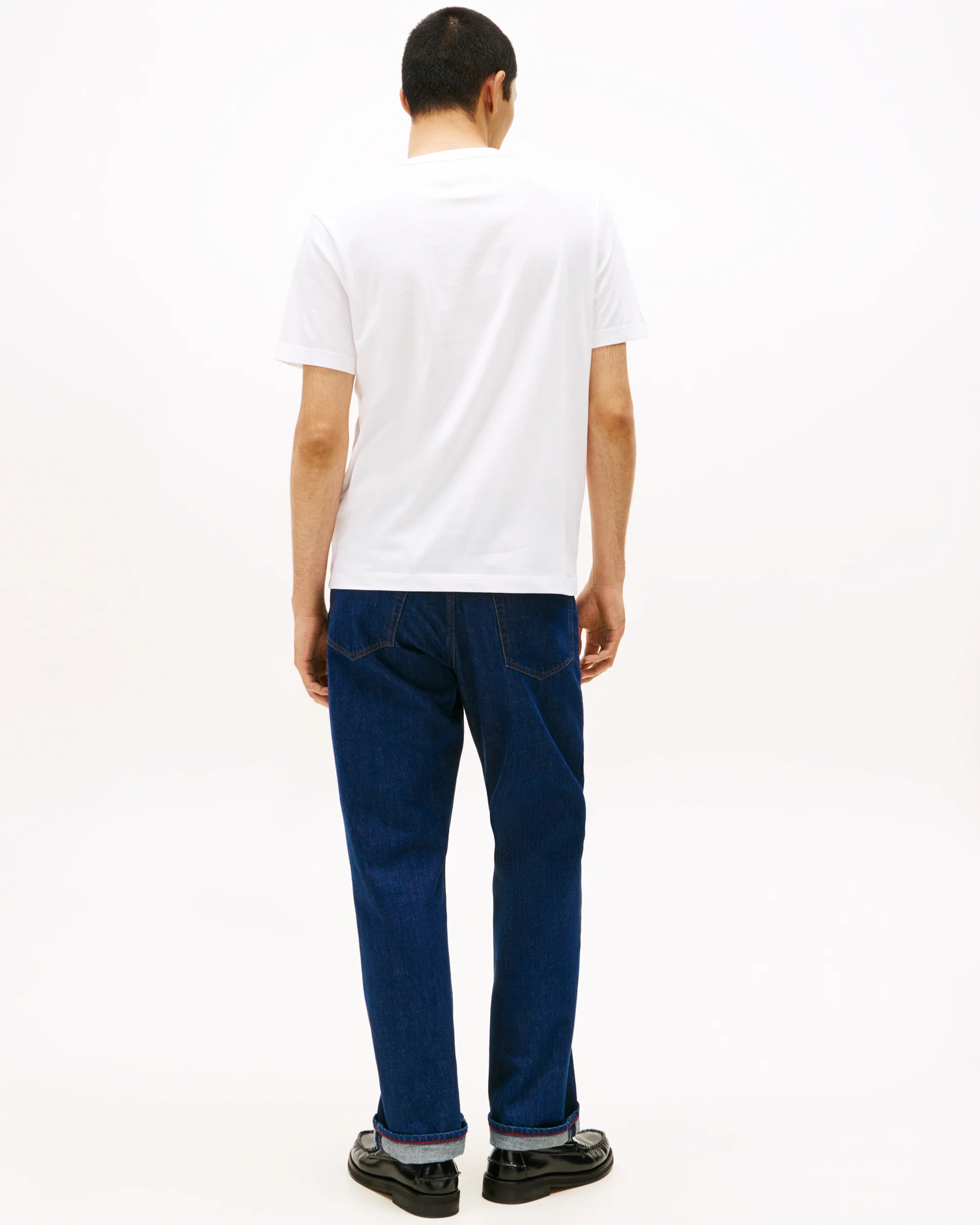 Tommy Hilfiger Stack Hilfiger Mens Graphic T-Shirt - White - Image 4