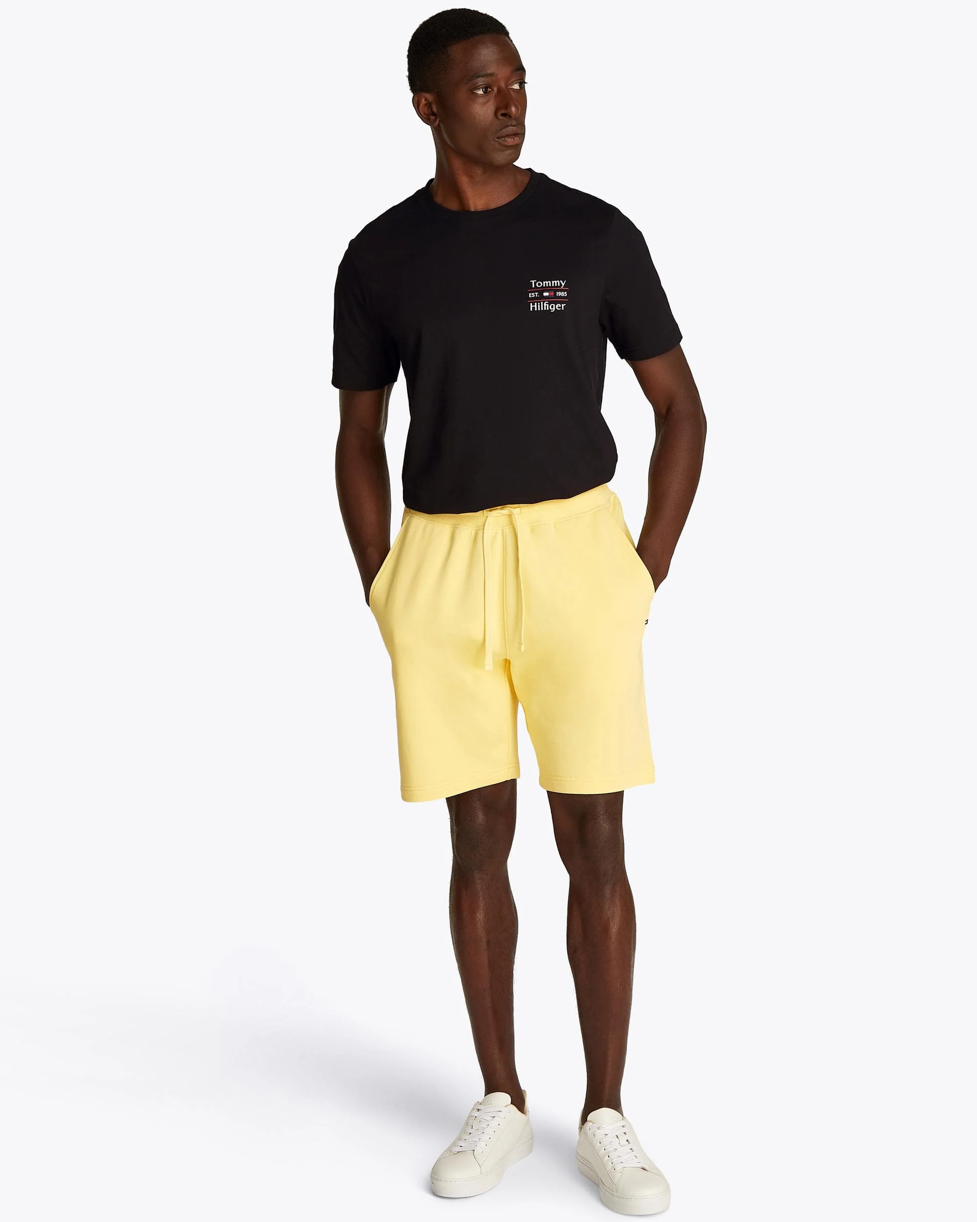 Tommy Hilfiger Stack Mens T Shirt - Black - Image 4