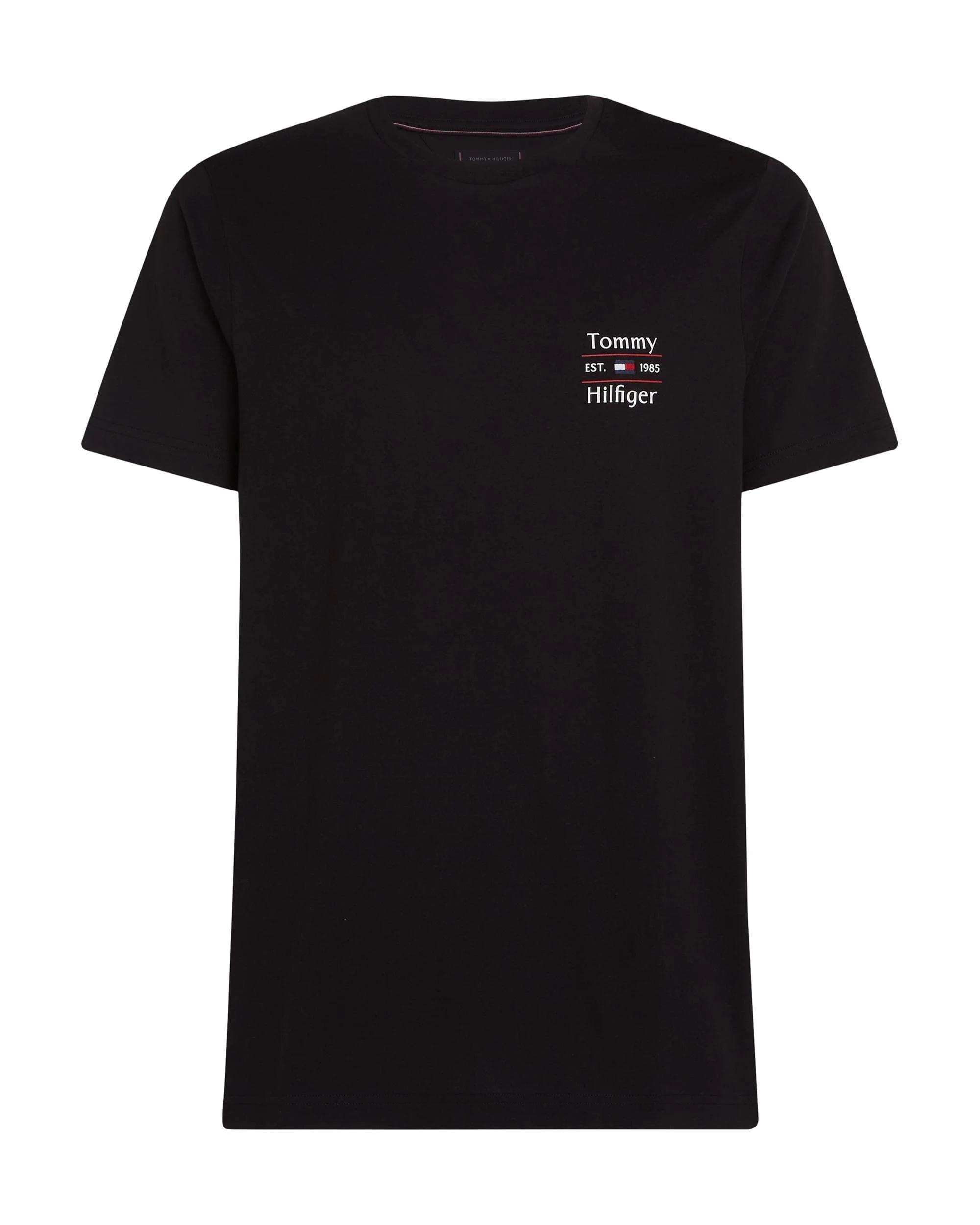 Tommy Hilfiger Stack Mens T Shirt - Black - Image 5