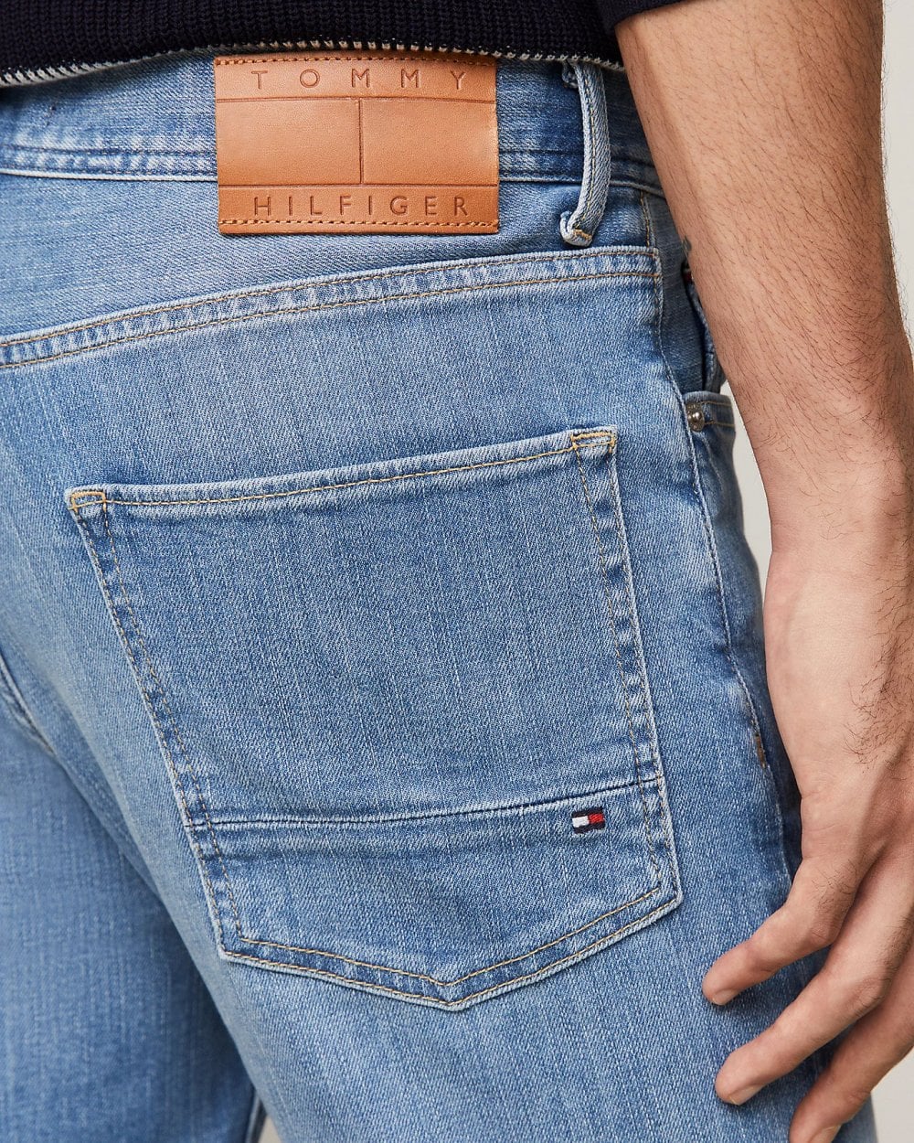 Tommy Hilfiger Straight Denton Mens Jeans - Image 2