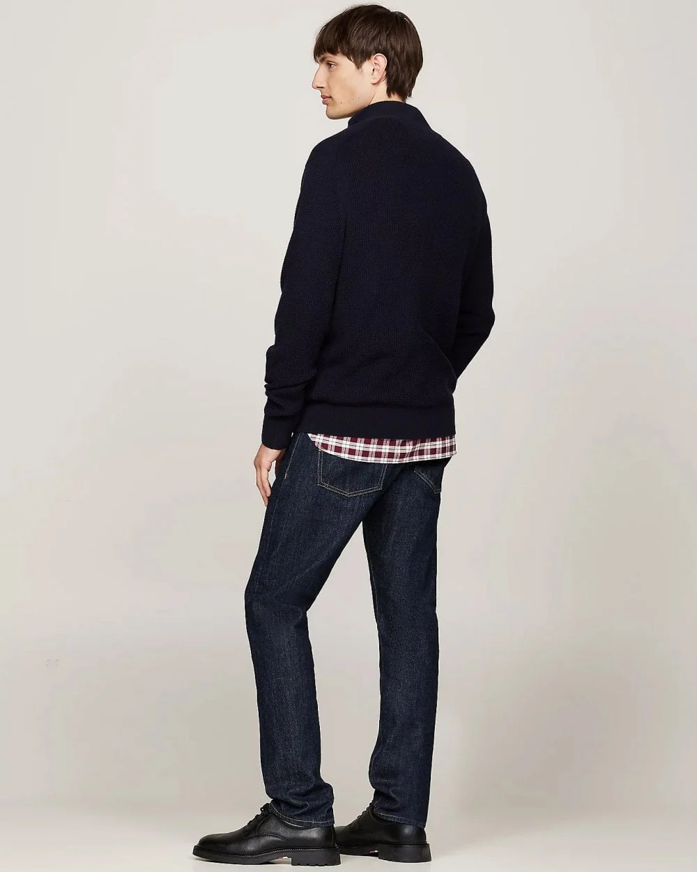 Tommy Hilfiger Structure Mens Half Zip Mock Sweatshirt - Image 4