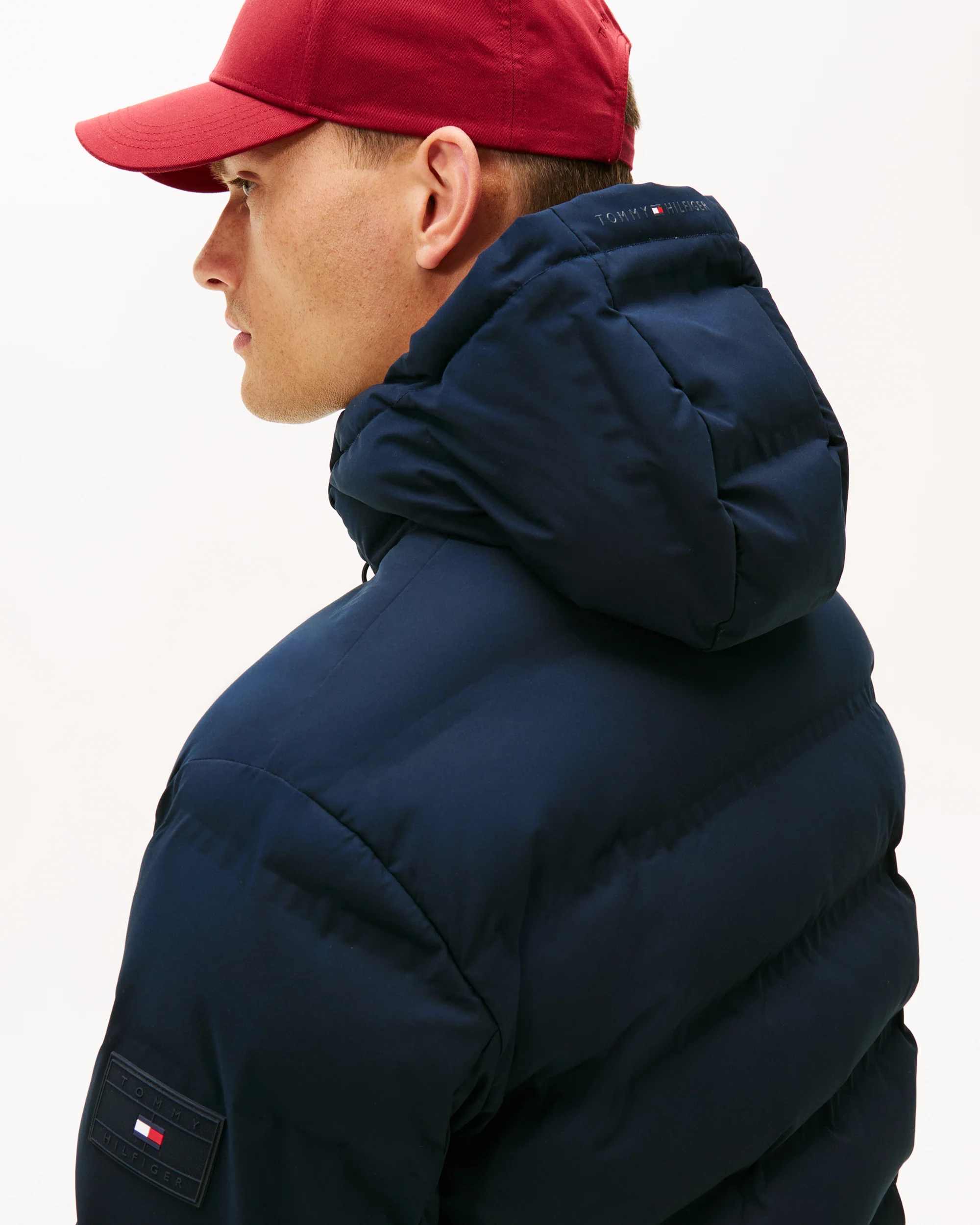 Tommy Hilfiger Tech Heat Sealed Mens Quilted Jacket - Desert Sky - Image 2