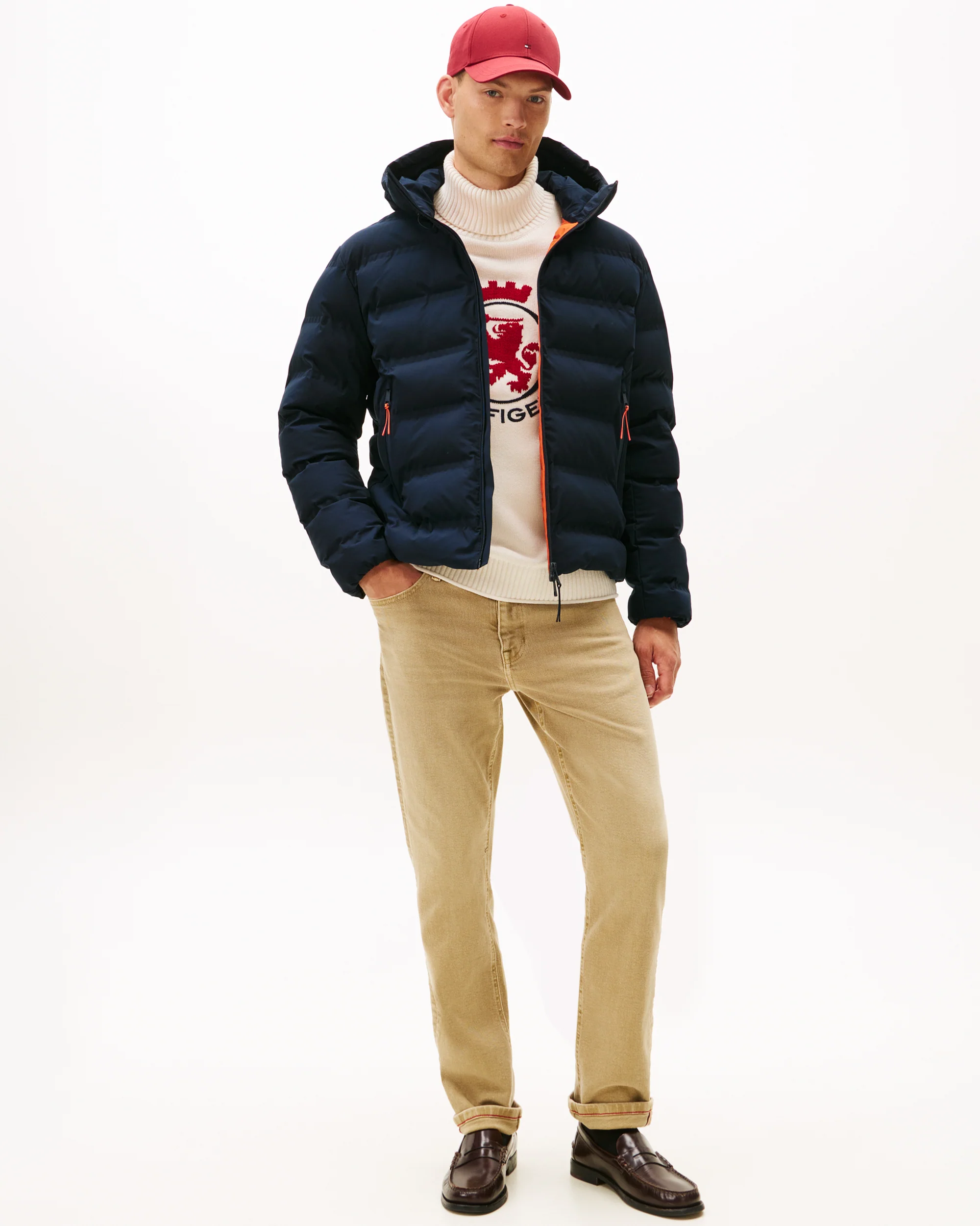 Tommy Hilfiger Tech Heat Sealed Mens Quilted Jacket - Desert Sky - Image 3