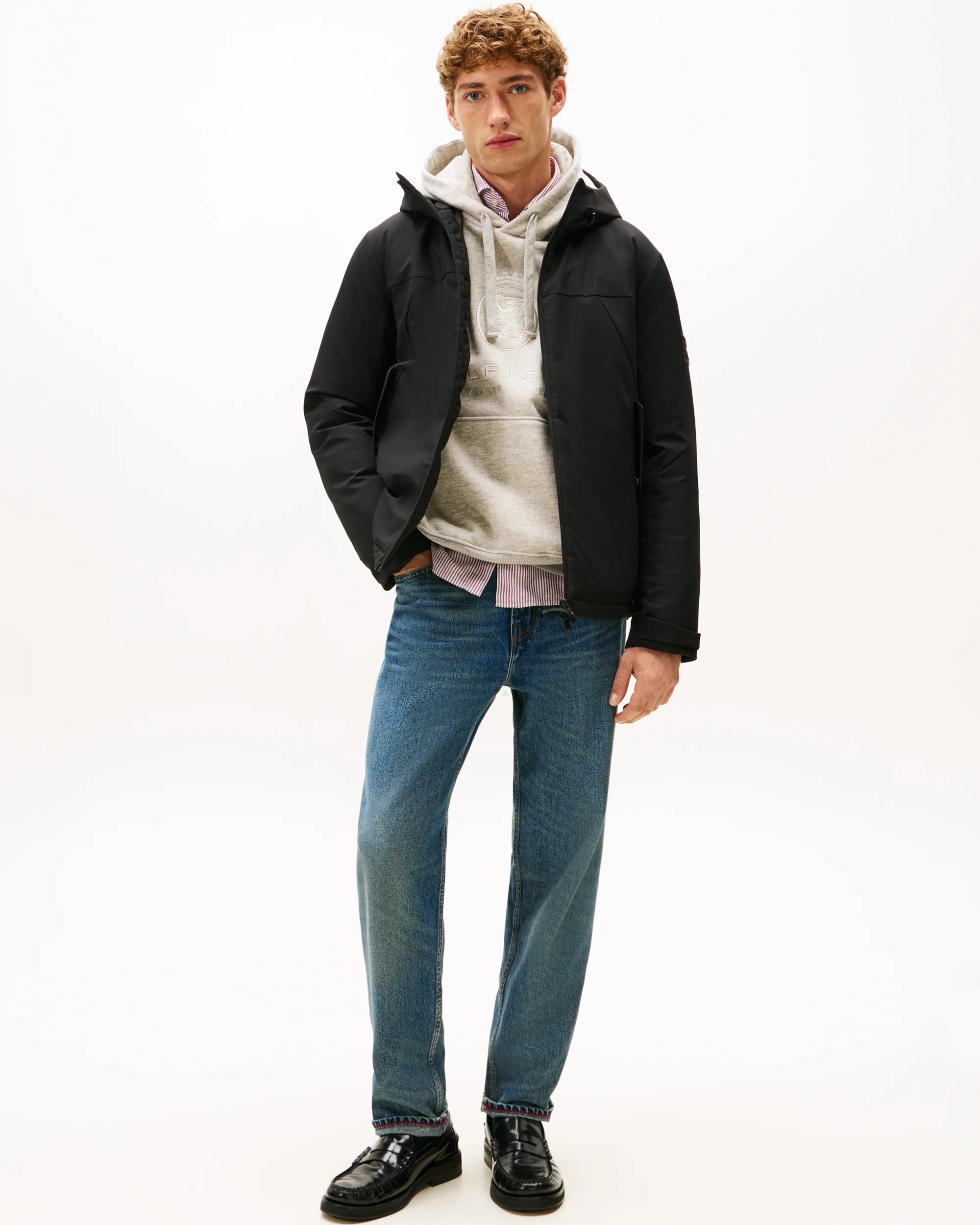 Tommy Hilfiger Tech Hooded Short Mens Padded Jacket - Black - Image 3