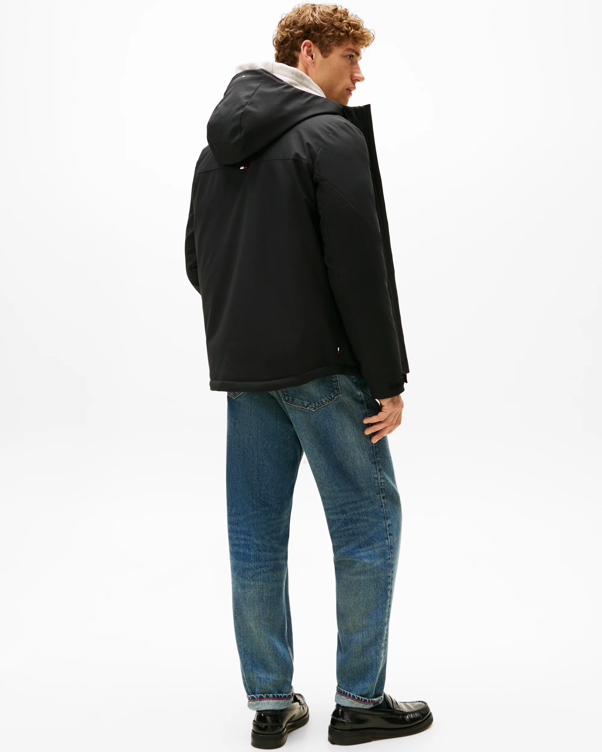 Tommy Hilfiger Tech Hooded Short Mens Padded Jacket - Black - Image 4
