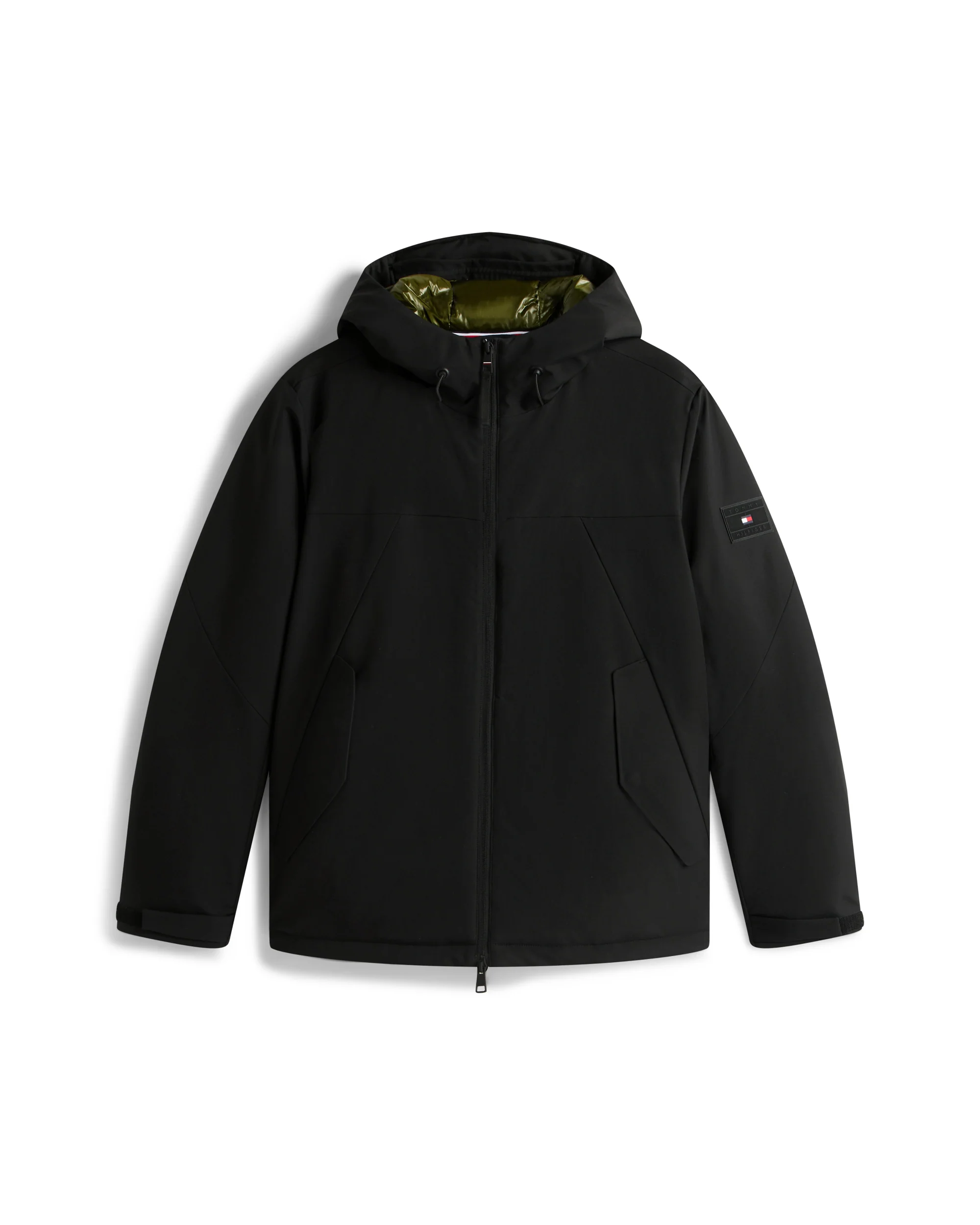 Tommy Hilfiger Tech Hooded Short Mens Padded Jacket - Black - Image 5