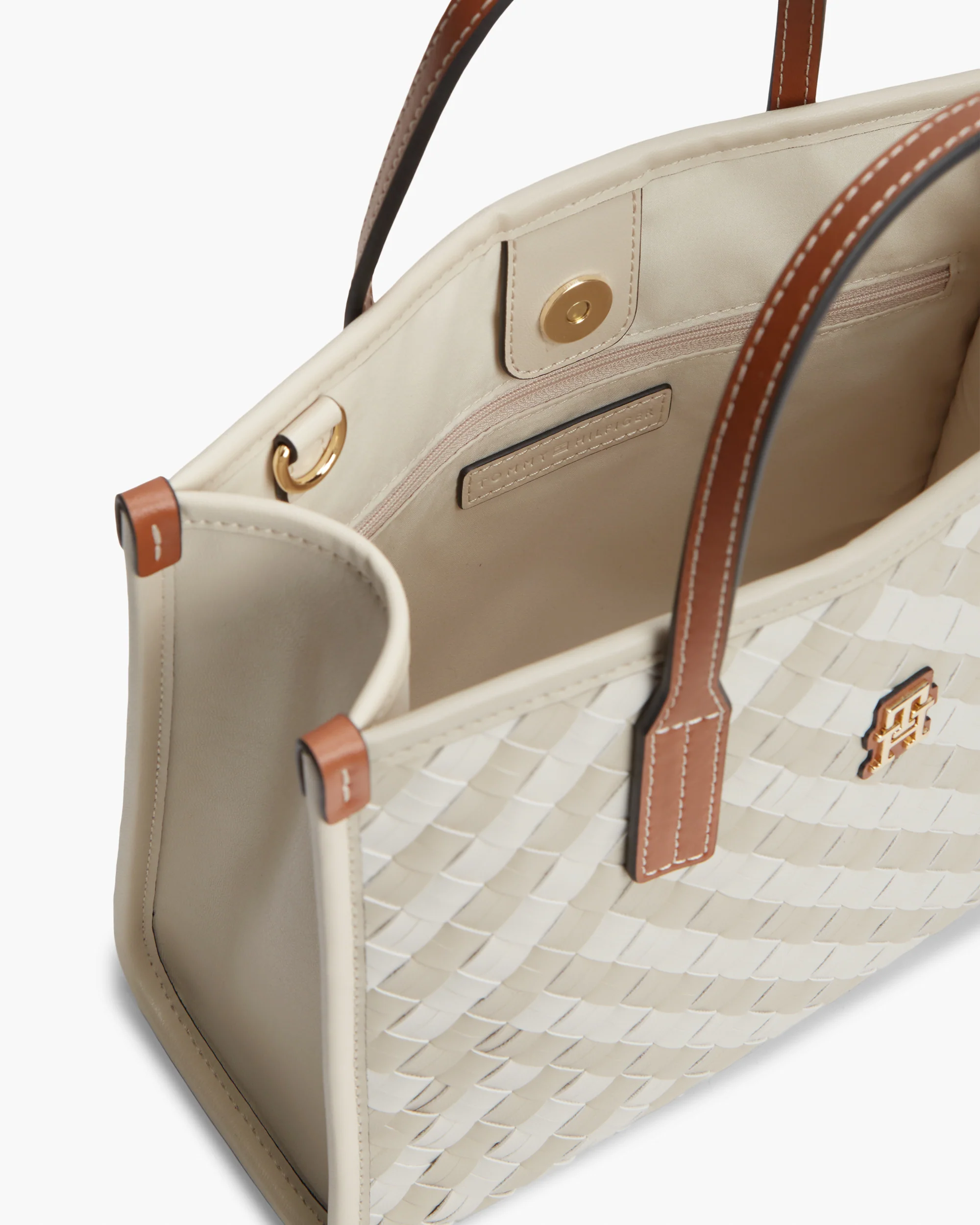 Tommy Hilfiger TH City Womens Mini Tote Bag - Neutral Mix - Image 4