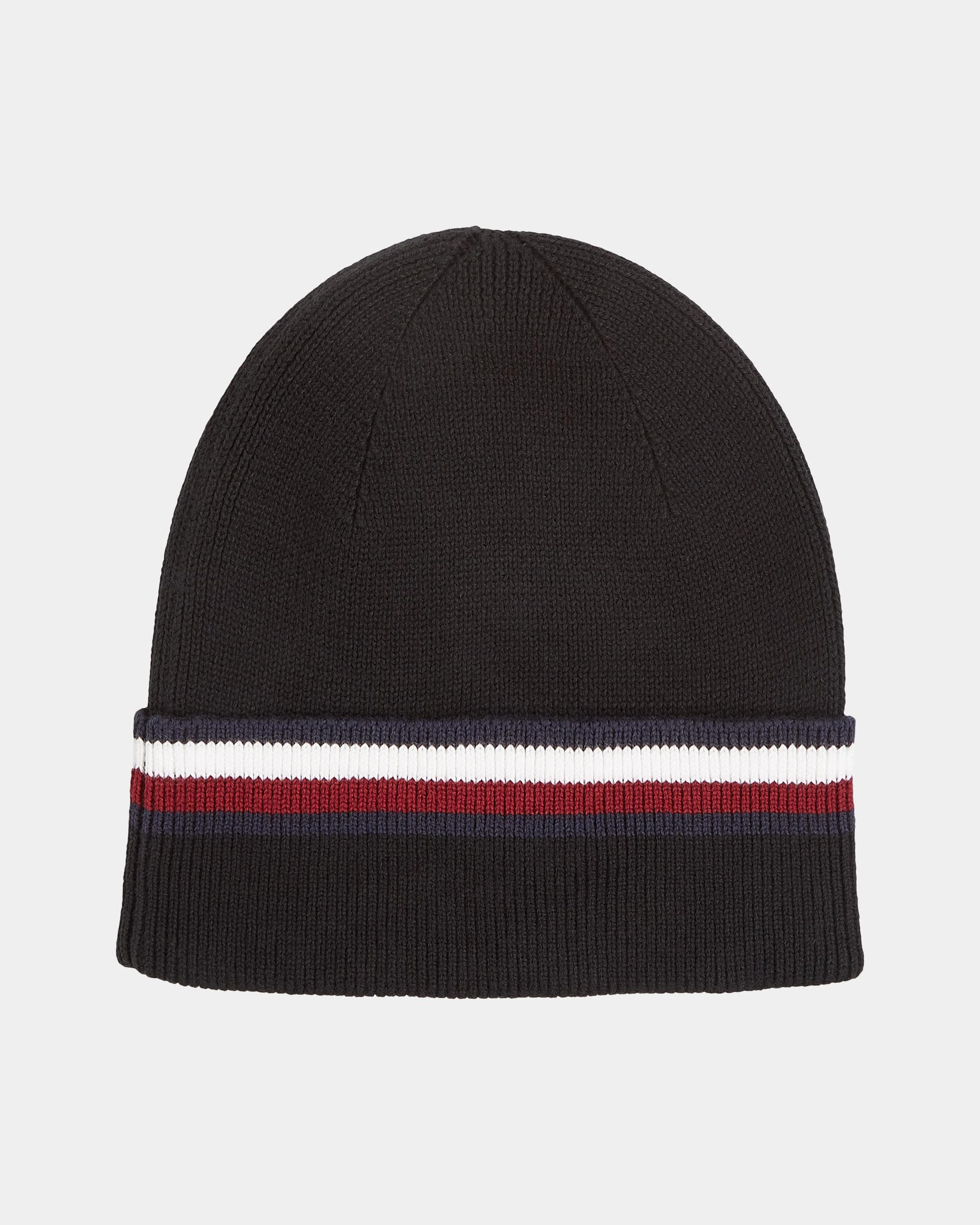 Tommy Hilfiger TH Corp Love Solid Stripe Mens Beanie - Image 2