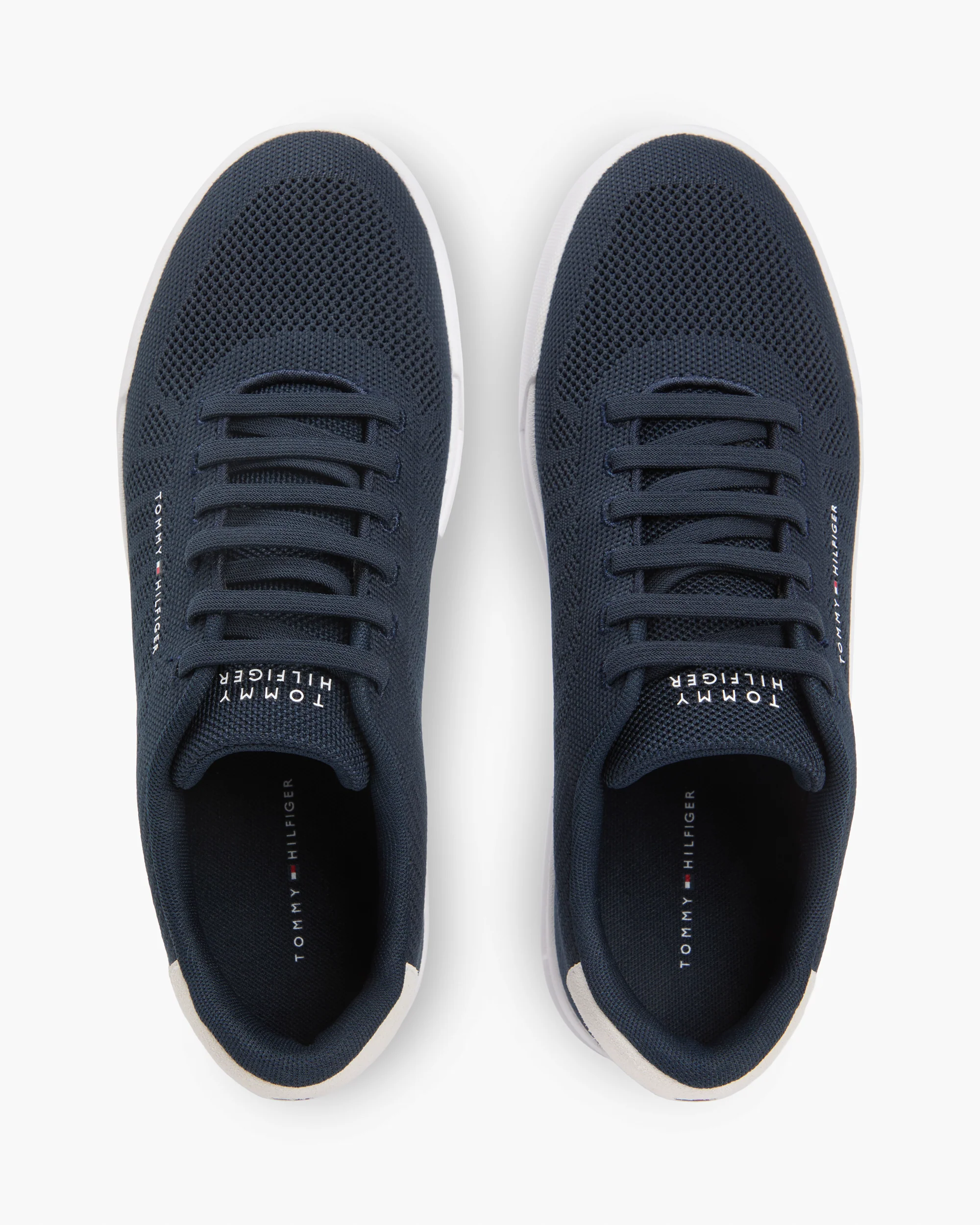Tommy Hilfiger TH Court Knit Mens Trainers - Desert Sky - Image 3