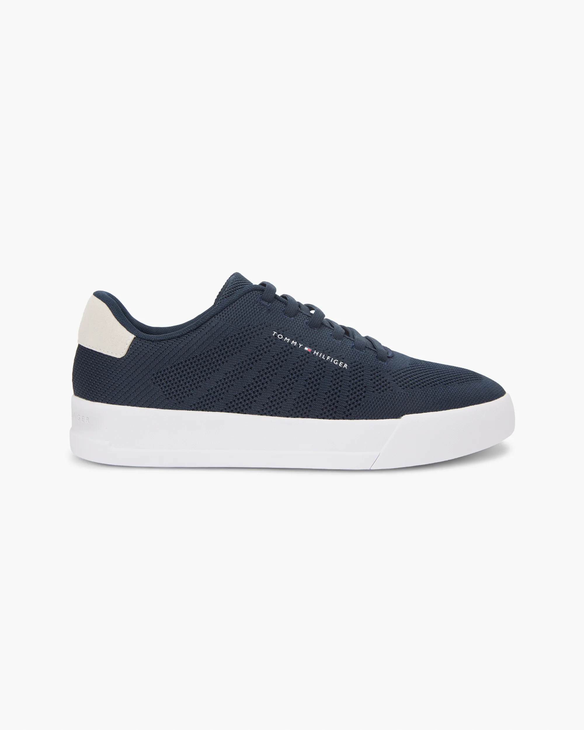 Tommy Hilfiger TH Court Knit Mens Trainers - Desert Sky - Image 6