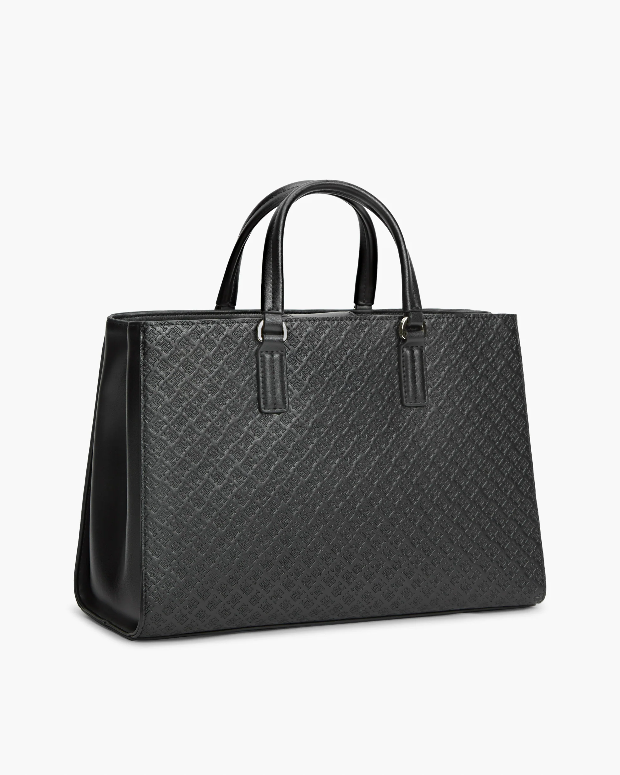 Tommy Hilfiger TH Daily Mono Womens Satchel Bag - Black - Image 5