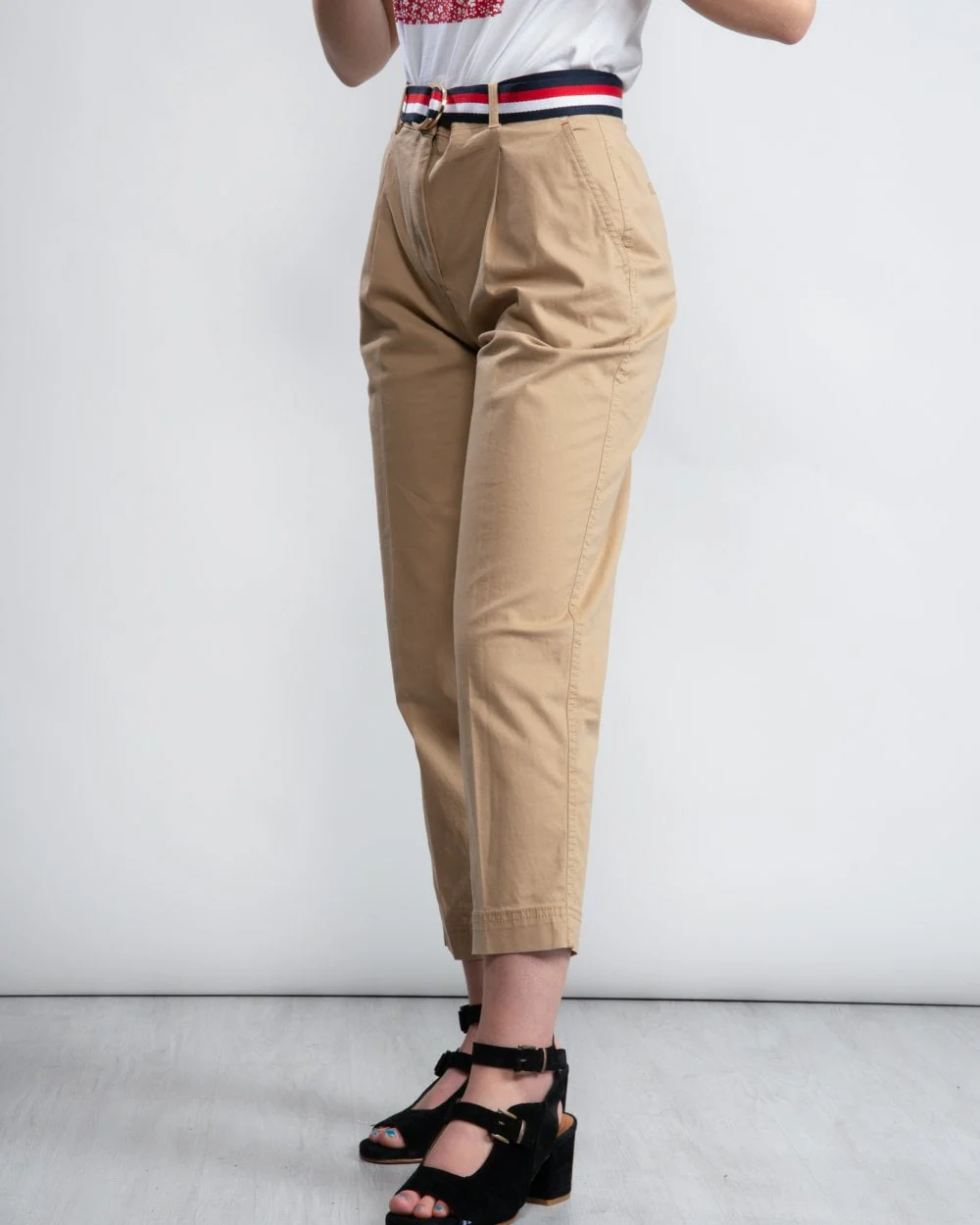 Tommy Hilfiger Th Essential Pleated Womens Chino - Image 5