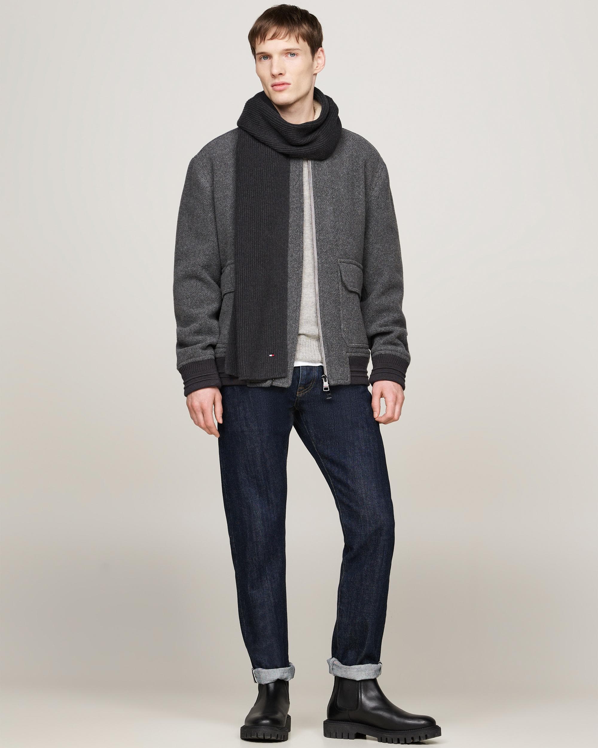 Tommy Hilfiger TH Flag Mens Pima Cotton Scarf - Image 2