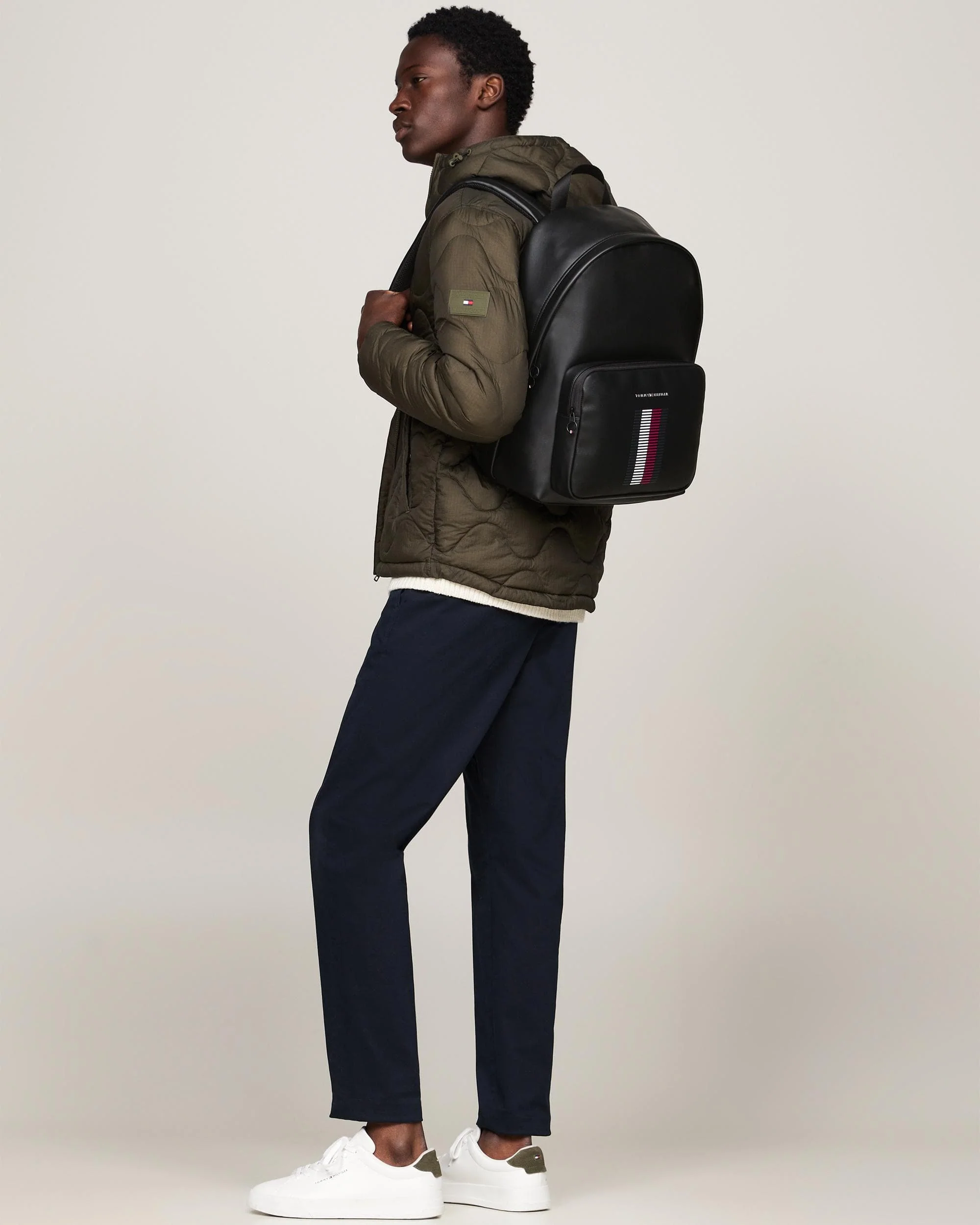 Tommy Hilfiger TH Foundation Pique Mens Backpack - Image 5