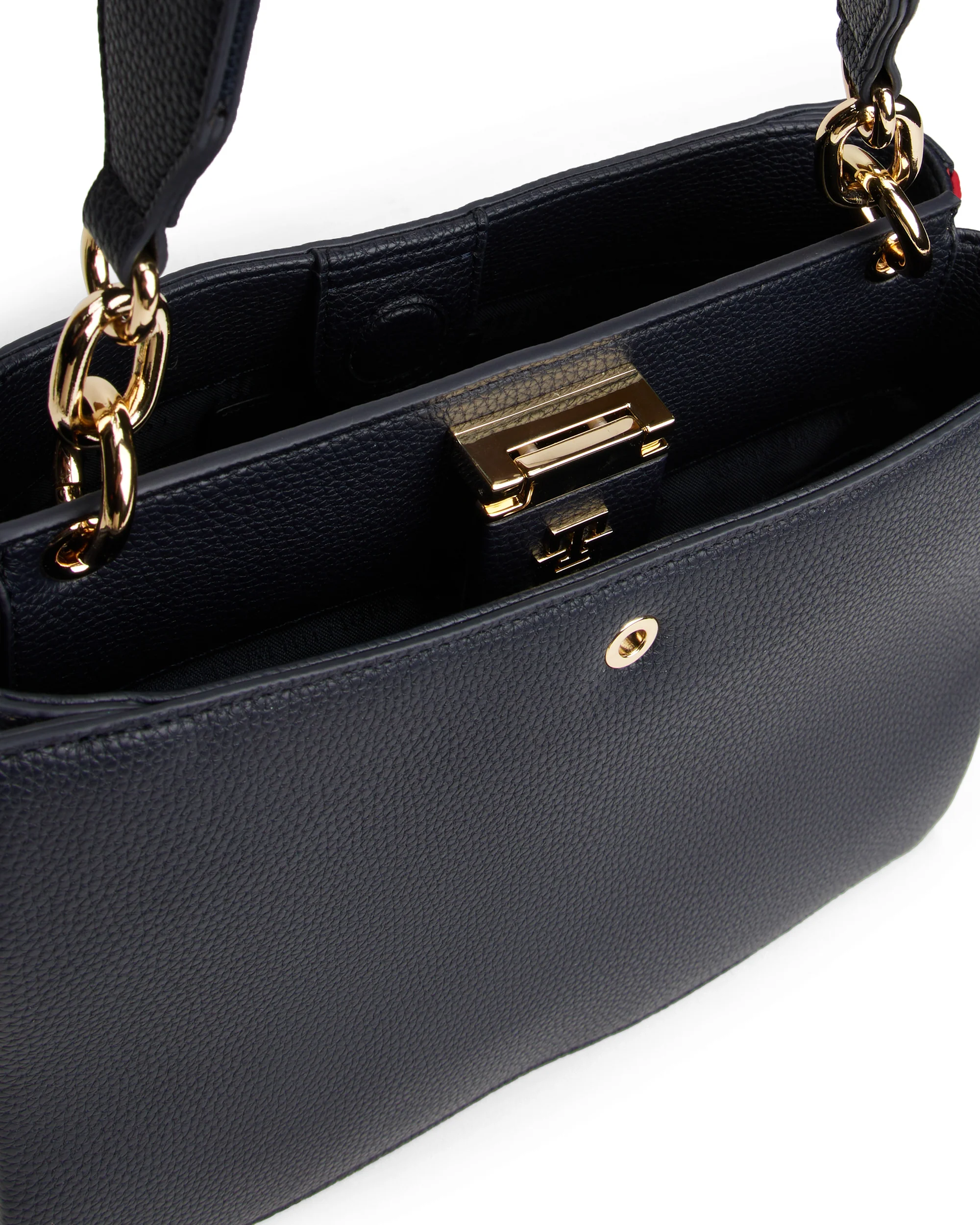 Tommy Hilfiger TH Her Corp Medium Womens Satchel - Space Blue - Image 3
