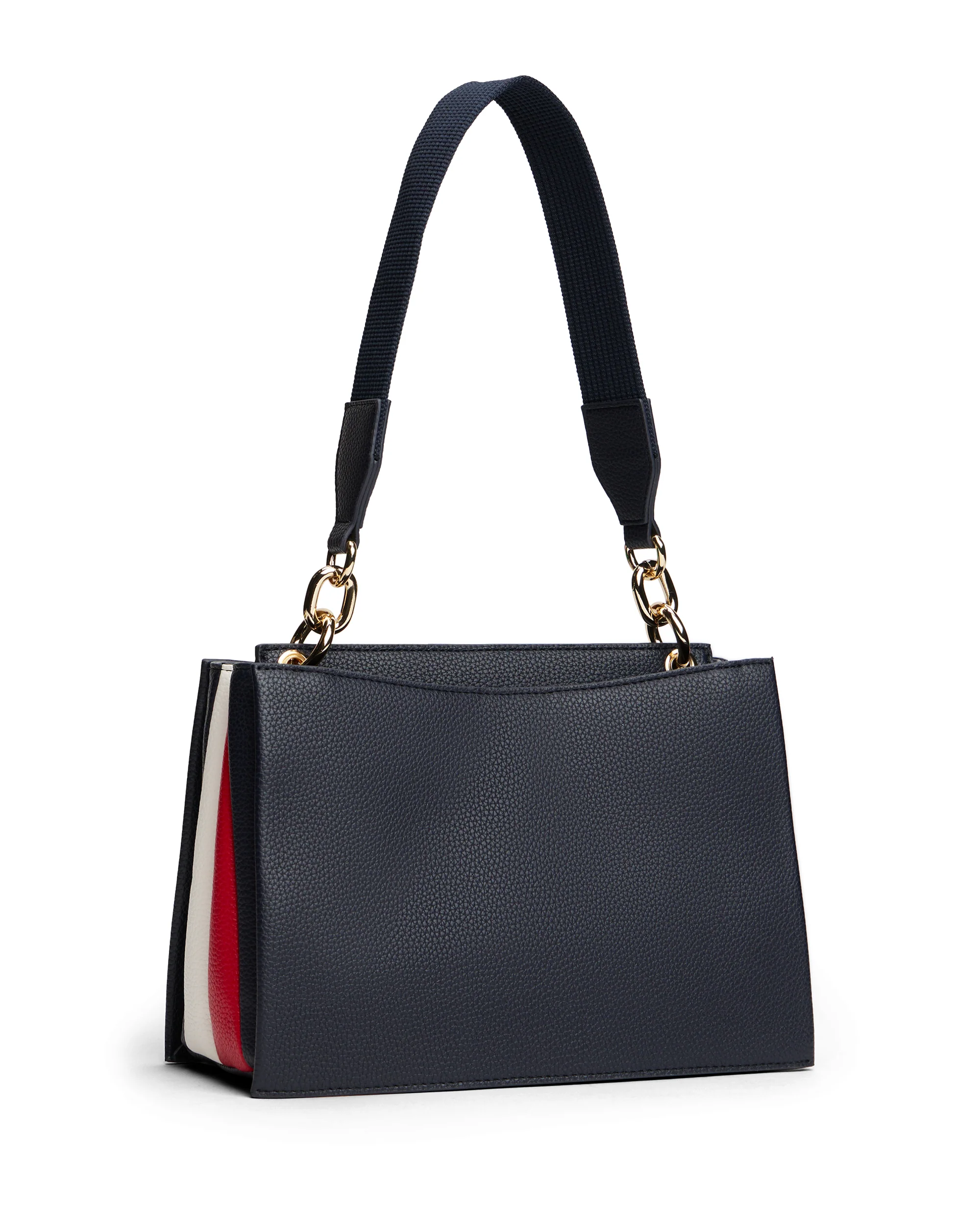 Tommy Hilfiger TH Her Corp Medium Womens Satchel - Space Blue - Image 5