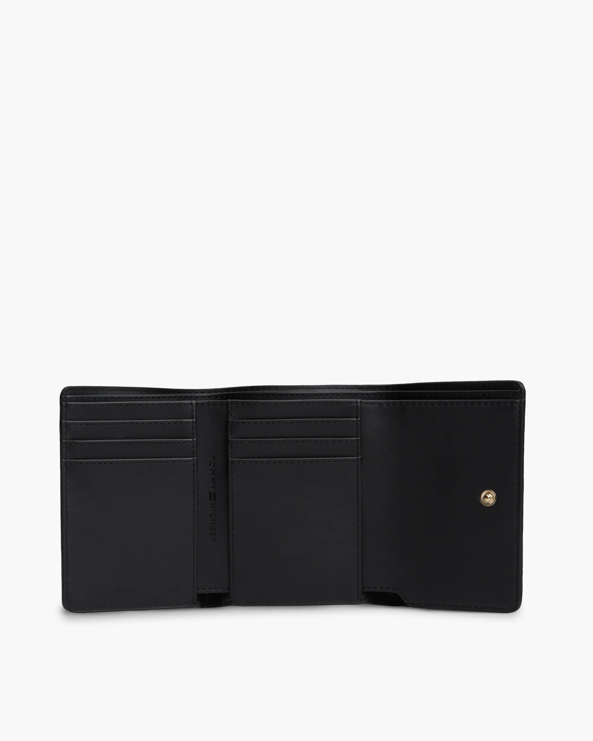 Tommy Hilfiger TH Icon Mono Womens Trifold Wallet - Black - Image 2