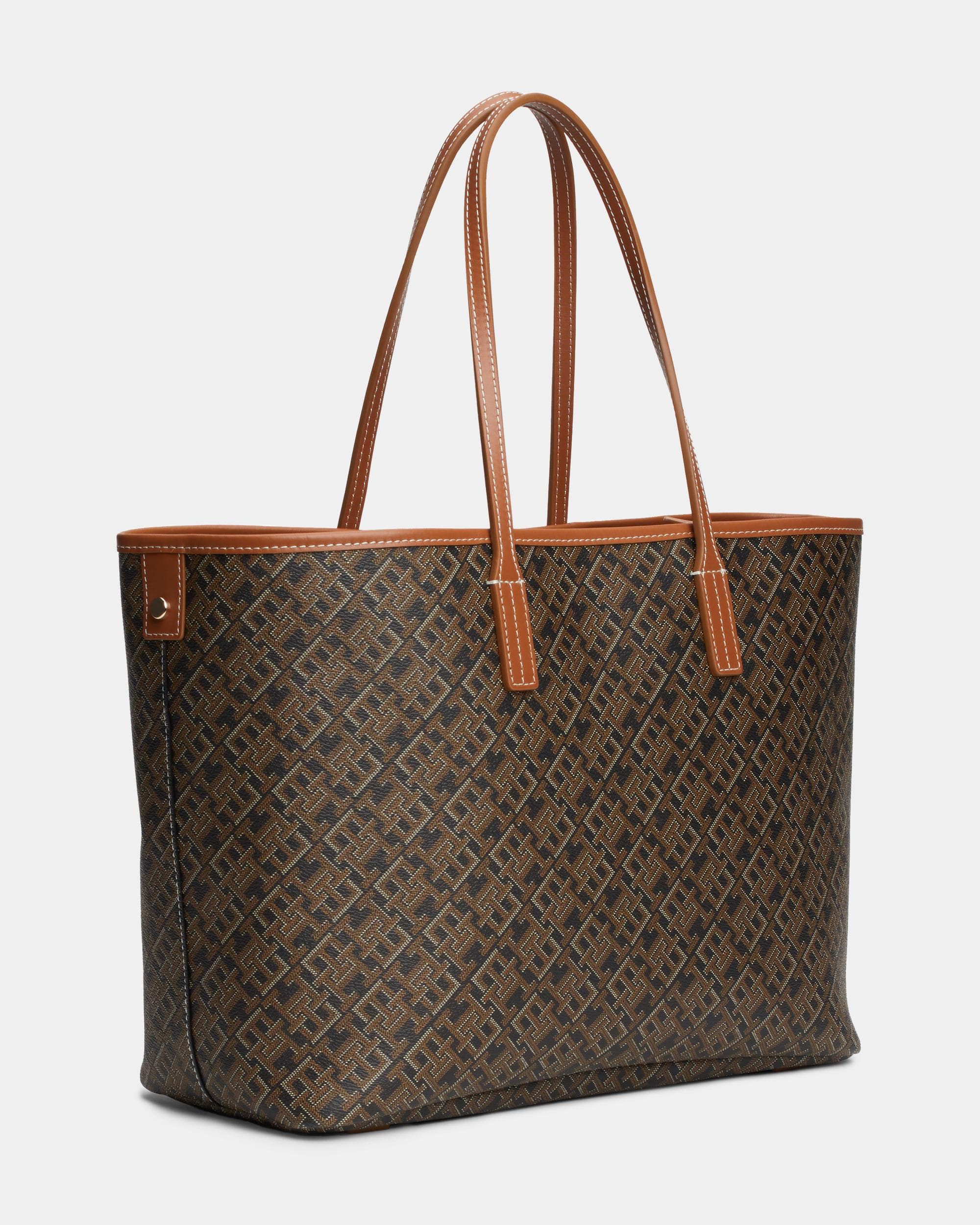Tommy Hilfiger TH Monoplay Womens Leather Mix Tote Bag - Image 3