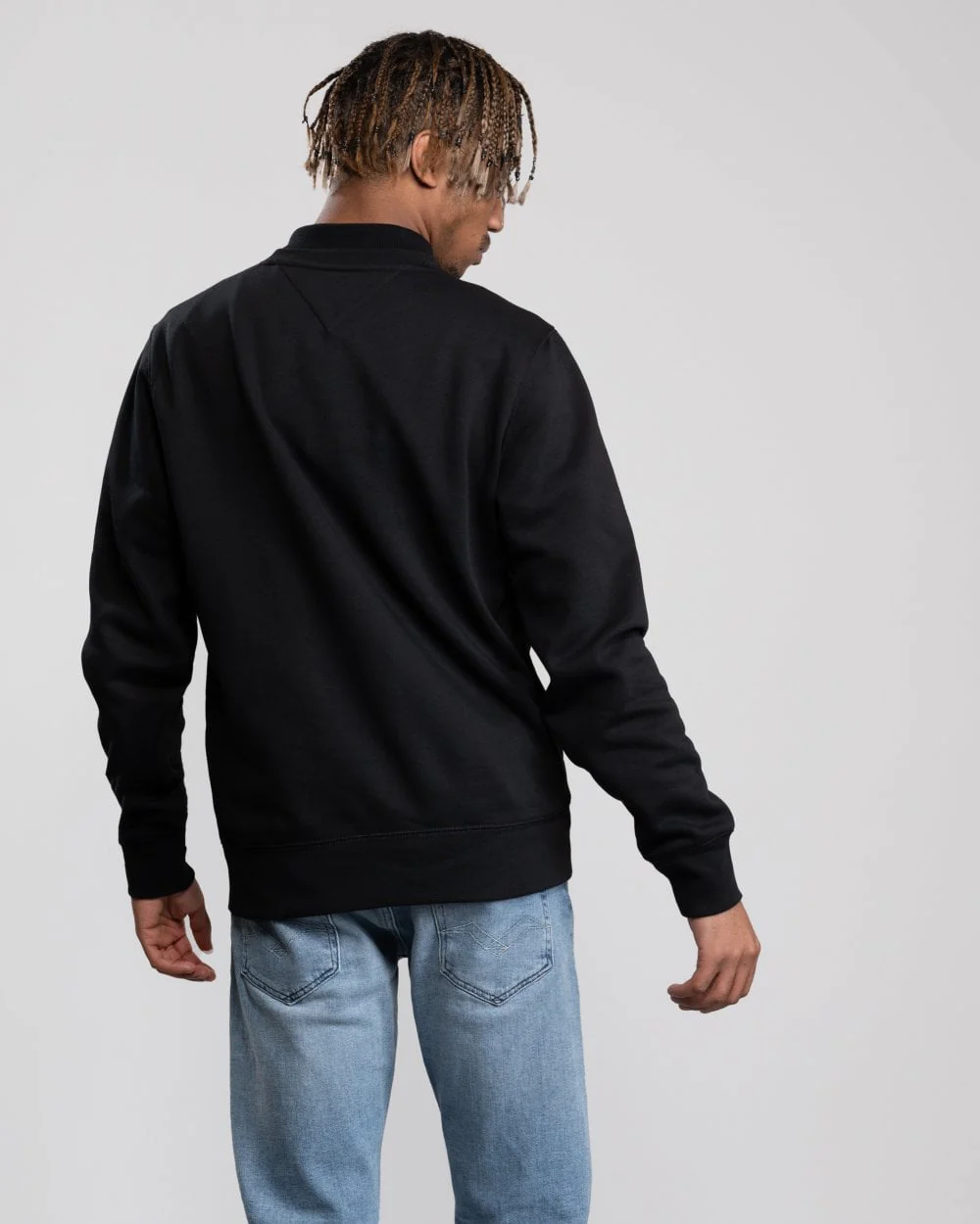 Tommy Hilfiger Tommy Logo Mens Sweatshirt - Black - Image 5