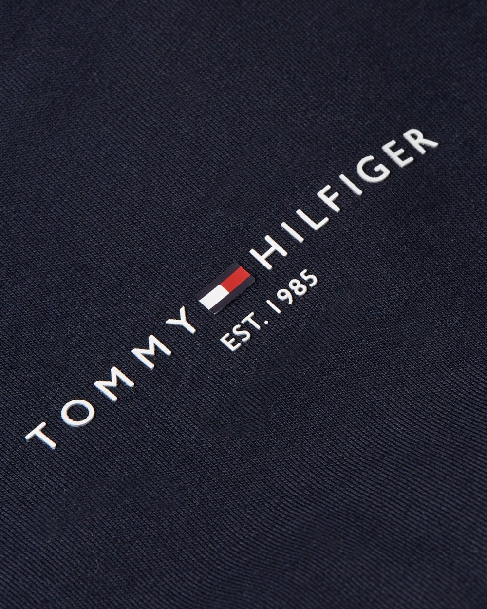 Tommy Hilfiger Tommy Logo Tipped Mens T-Shirt - Desert Sky - Image 4
