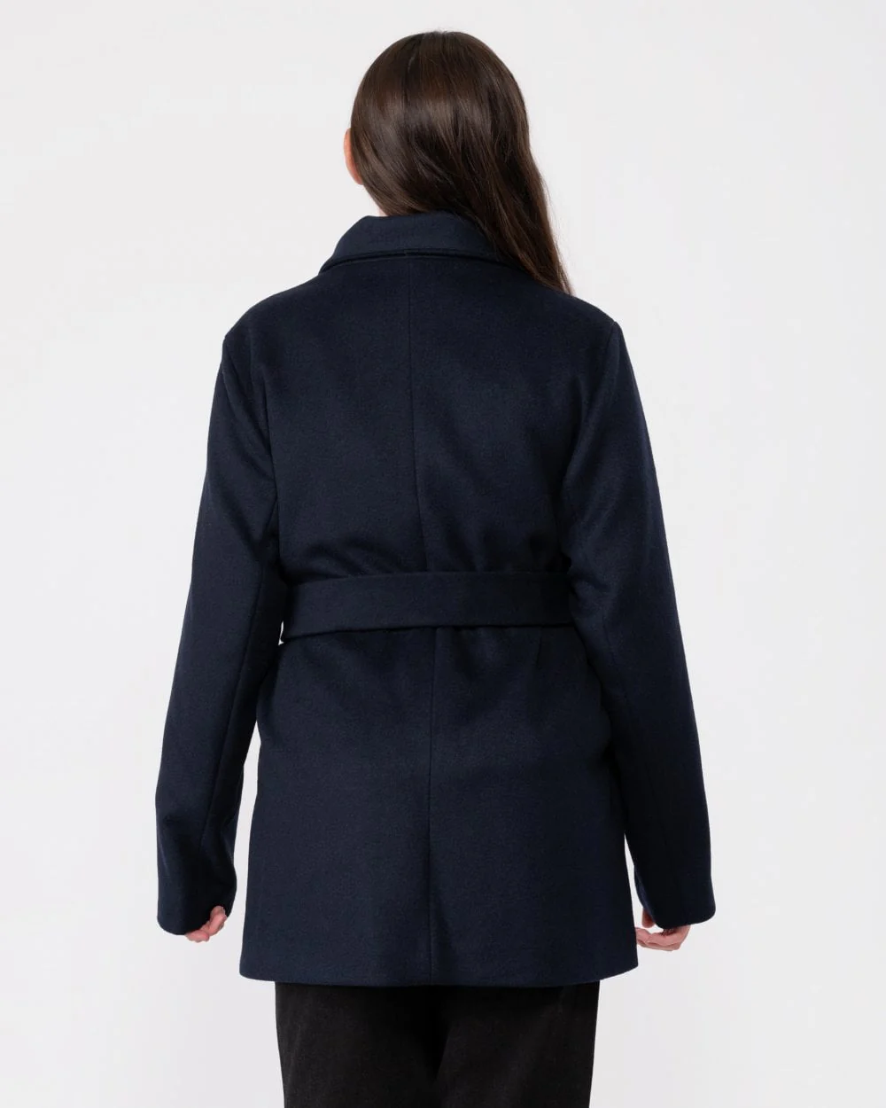 Tommy Hilfiger Wool Blend Womens Belted Funnel Jacket - Image 4