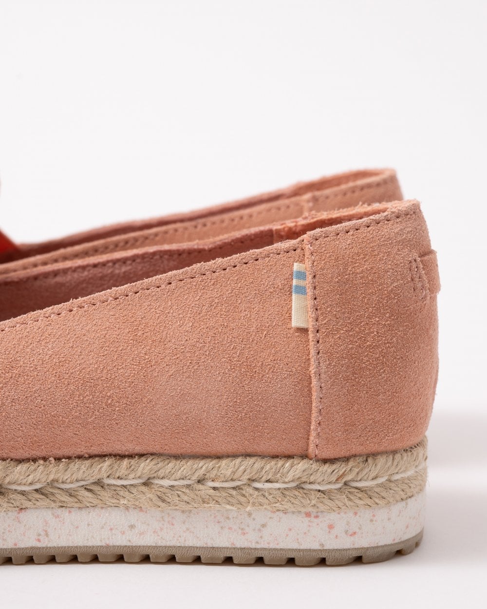 TOMS Coral Pink Suede Womens Palma Espadrille - Image 3