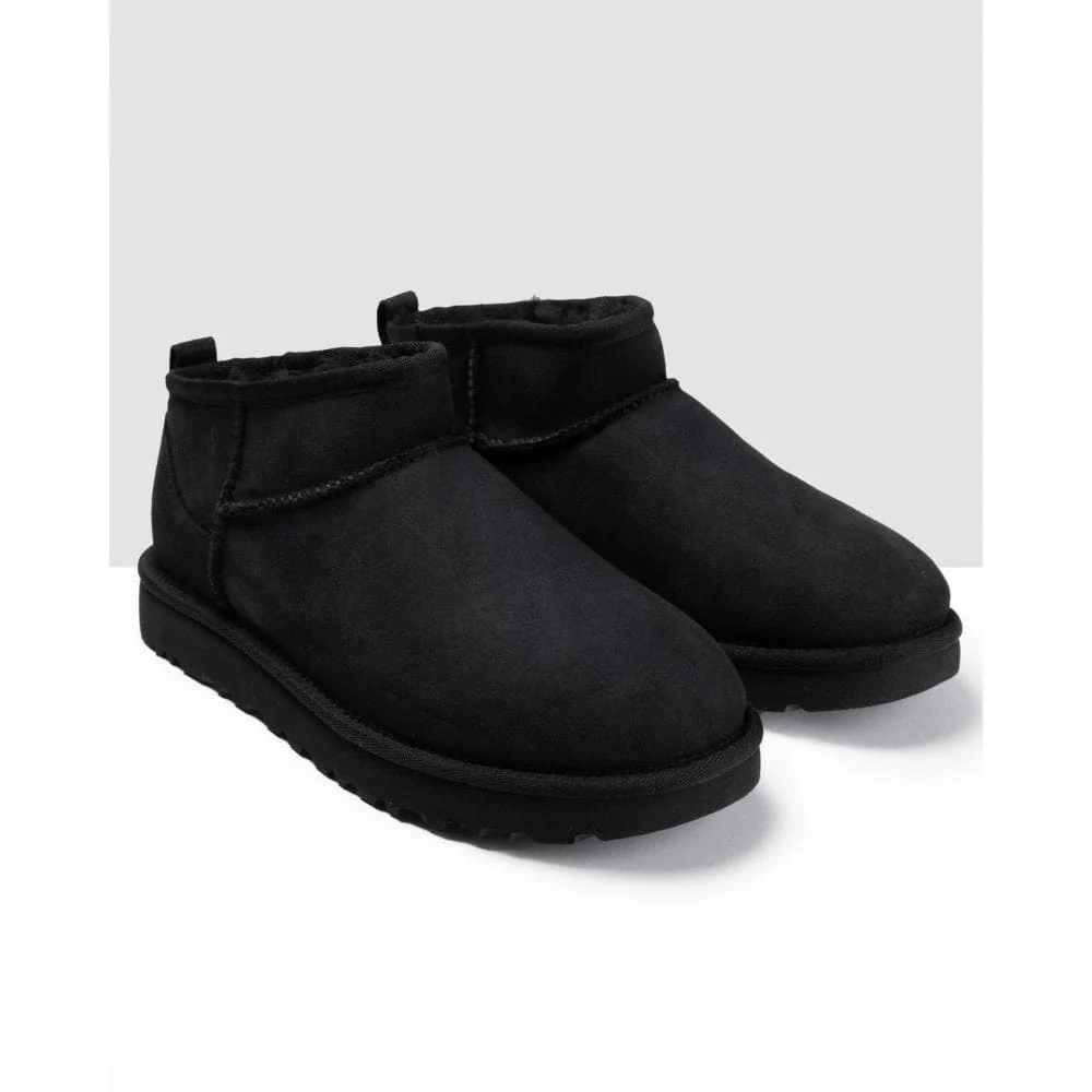 UGG Classic Ultra Mini Womens Boot - Black - Image 2