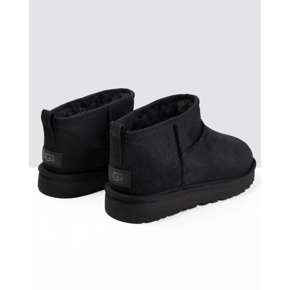 UGG Classic Ultra Mini Womens Boot - Black - Image 3