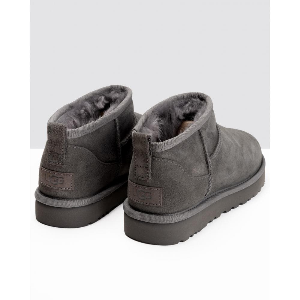 UGG Classic Ultra Mini Womens Boot - Grey - Image 3
