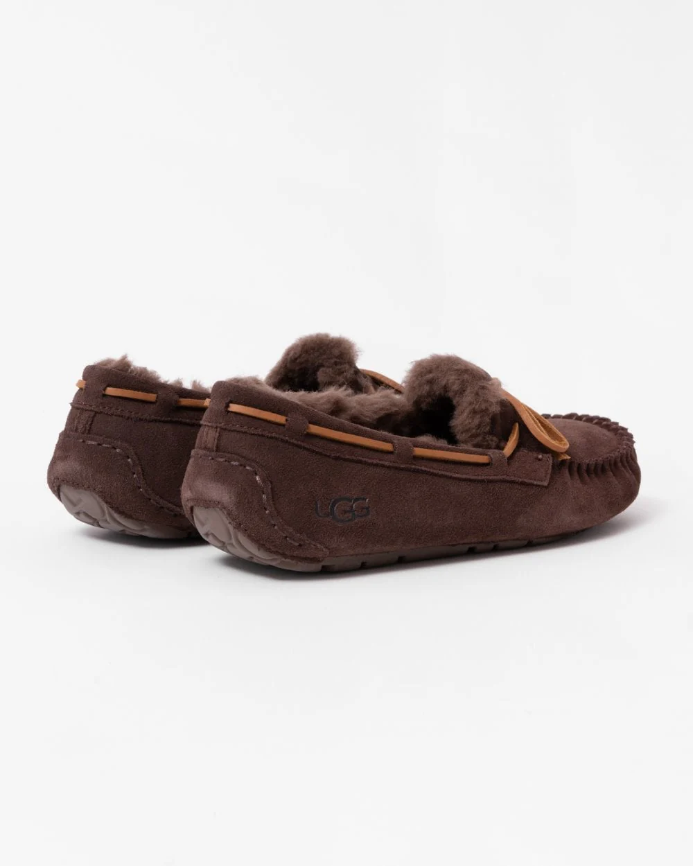 UGG Dakota Womens Moccasin Slippers - Chocolate - Image 3