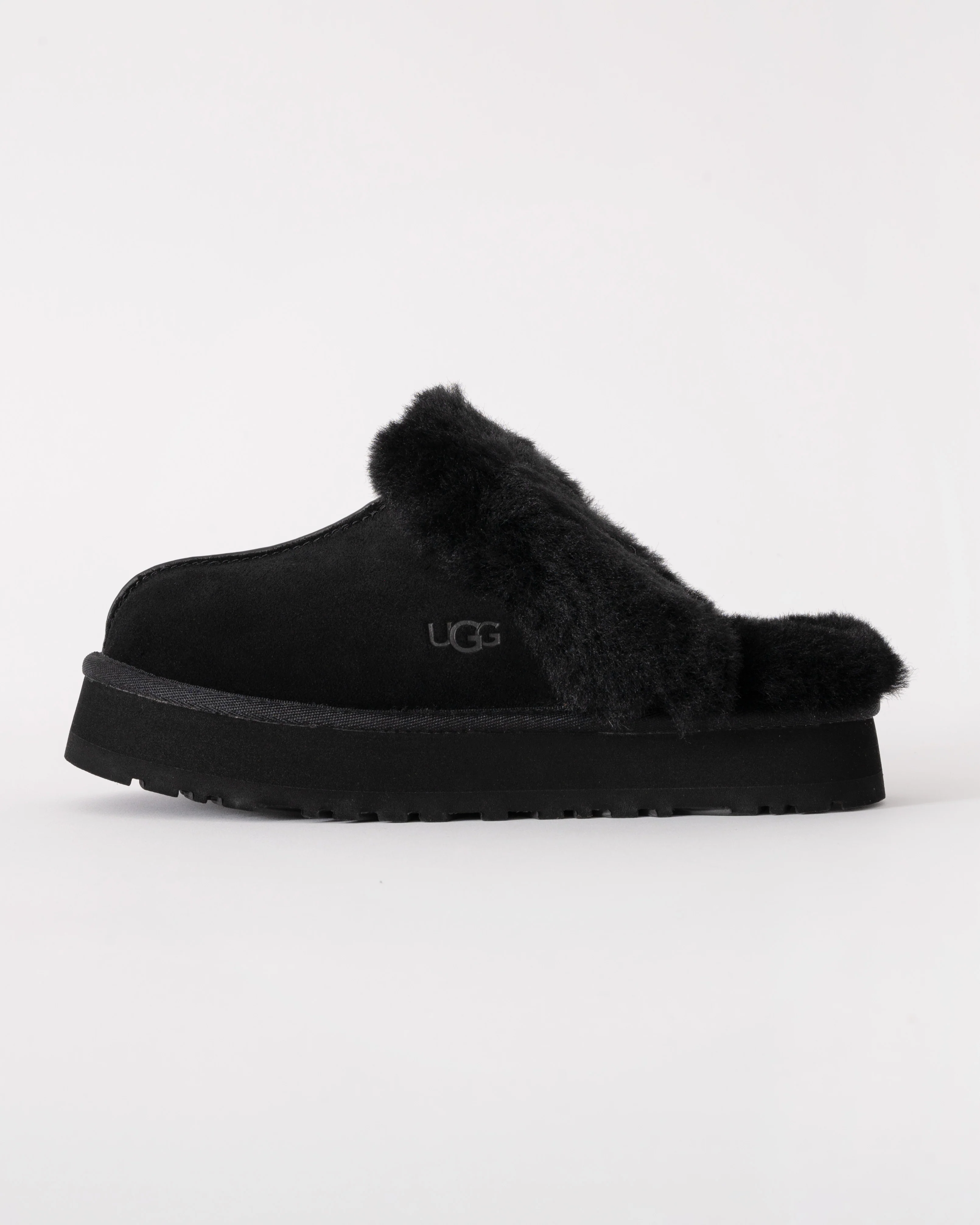 UGG Disquette Womens Slipper - Black - Image 2