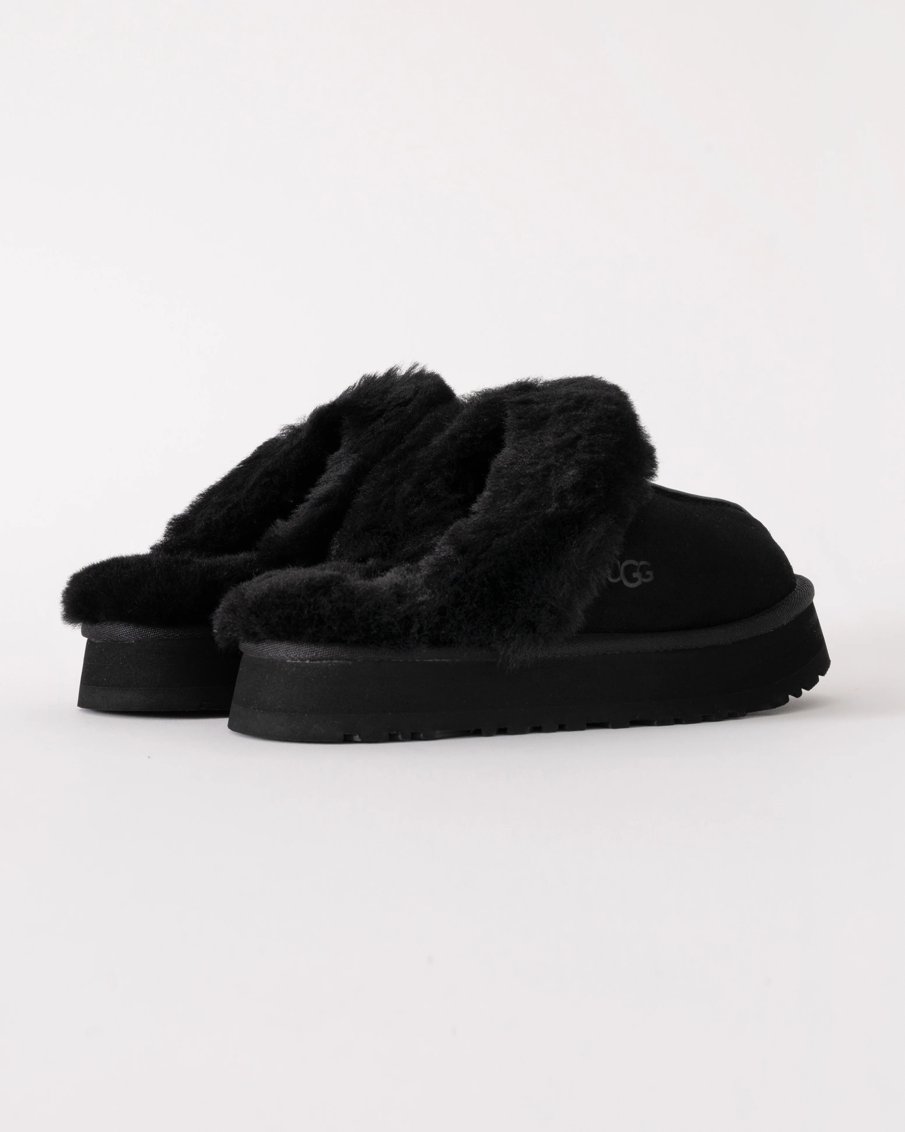 UGG Disquette Womens Slipper - Black - Image 3