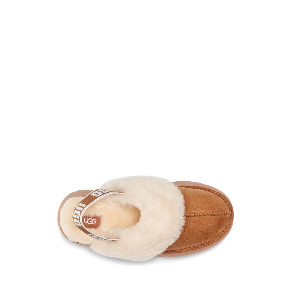 UGG Funkette Womens Platform Slippers - Chestnut - Image 4
