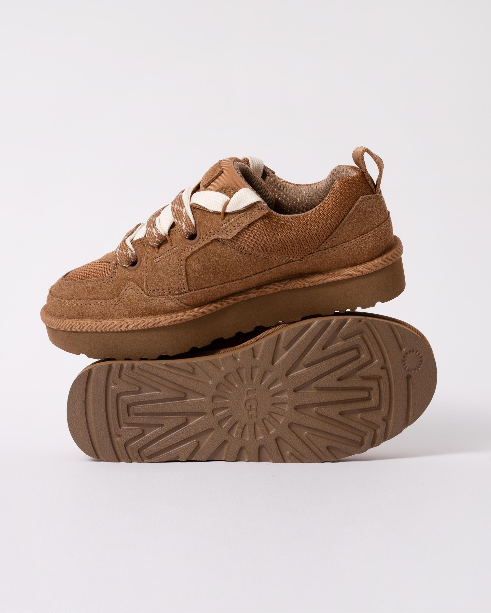 UGG Lo Lowmel Womens Trainers - Chestnut - Image 6