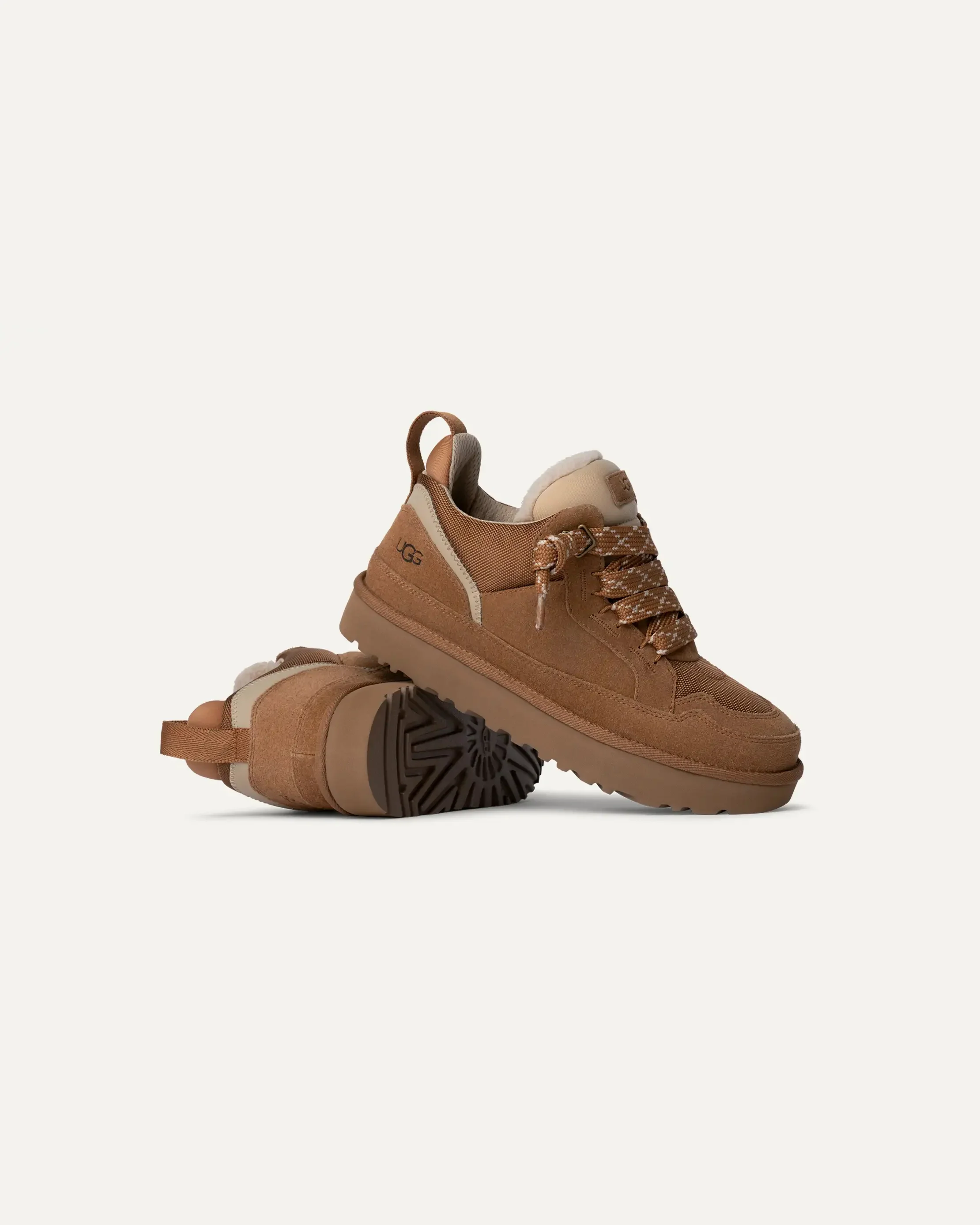 UGG Lowmel Mens Trainers - Chestnut - Image 3