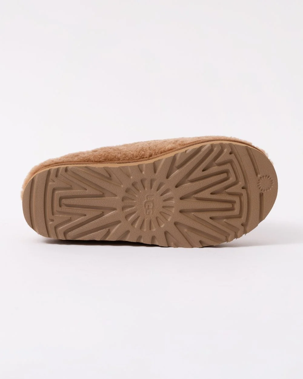UGG Tasman Maxi Curly Womens Slippers - Chestnut - Image 3