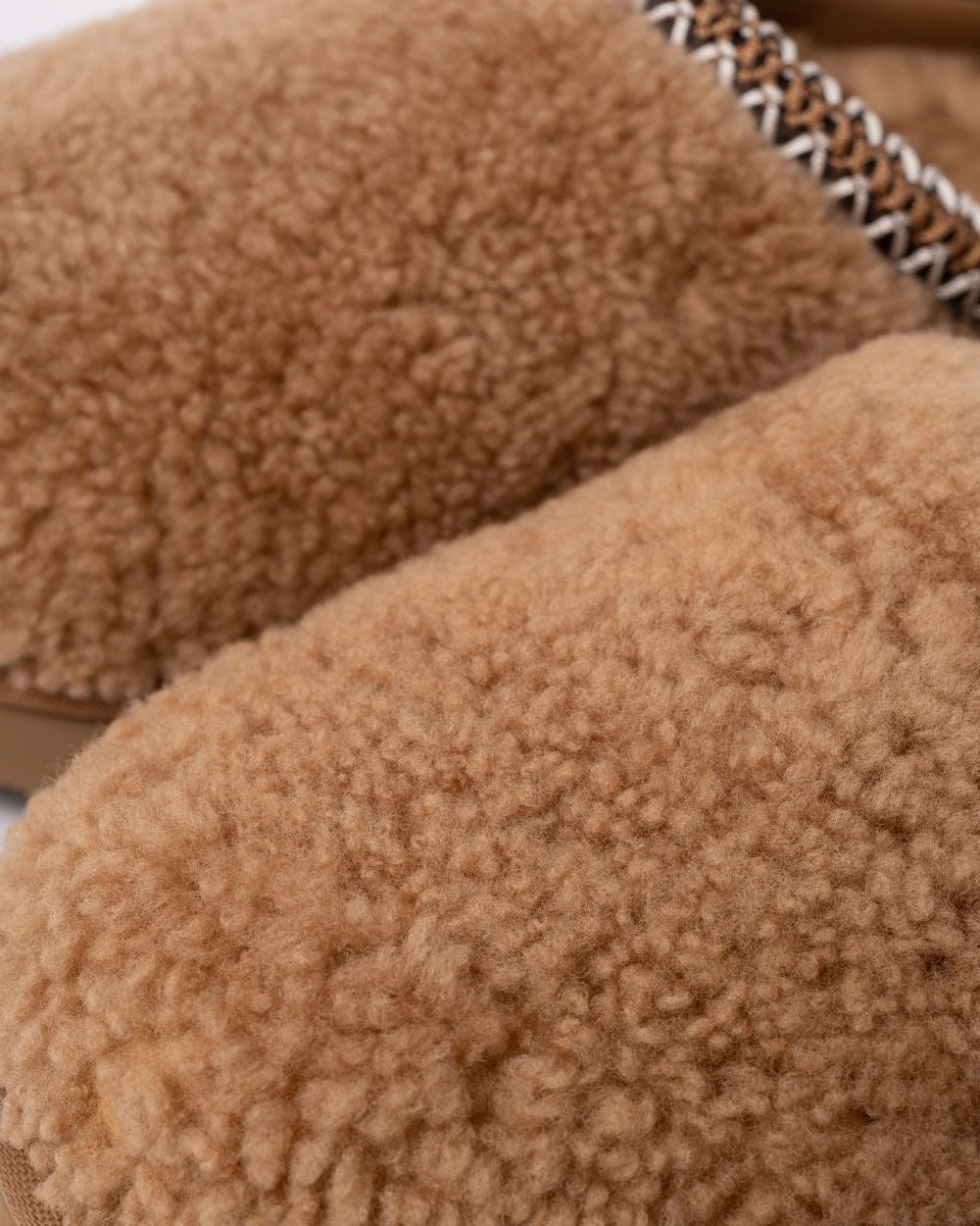 UGG Tasman Maxi Curly Womens Slippers - Chestnut - Image 5