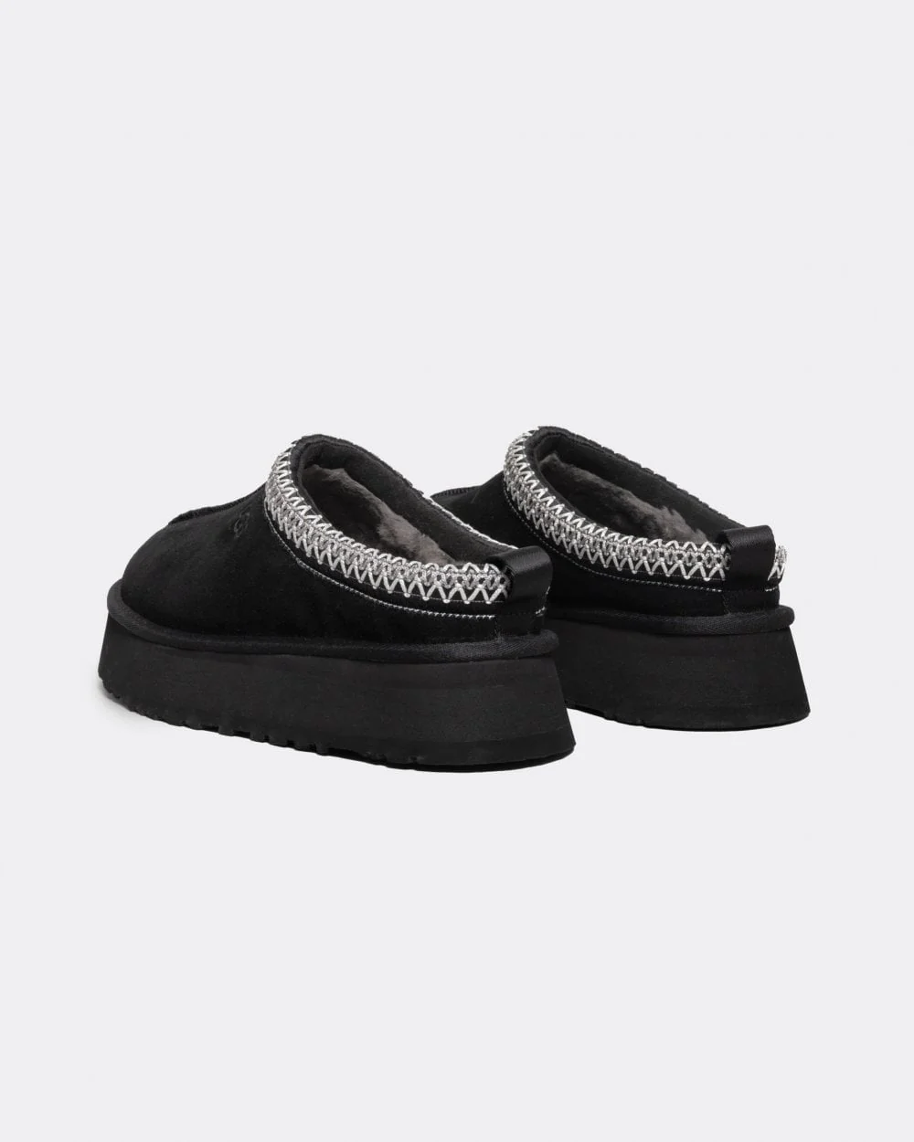 UGG Tazz Womens Platform Slippers - Black - Image 3