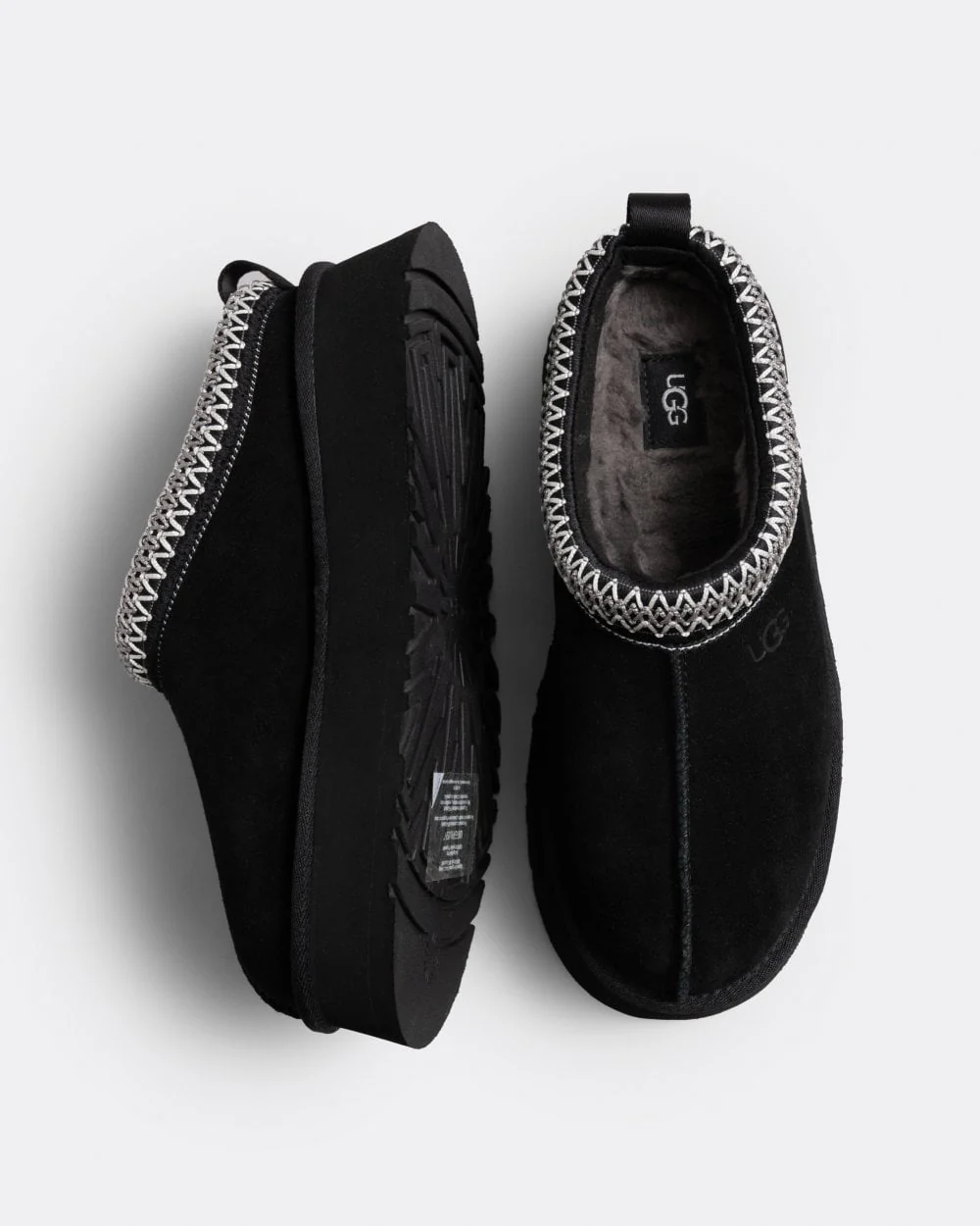 UGG Tazz Womens Platform Slippers - Black - Image 5