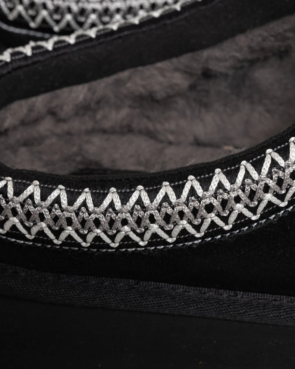 UGG Tazz Womens Platform Slippers - Black - Image 6
