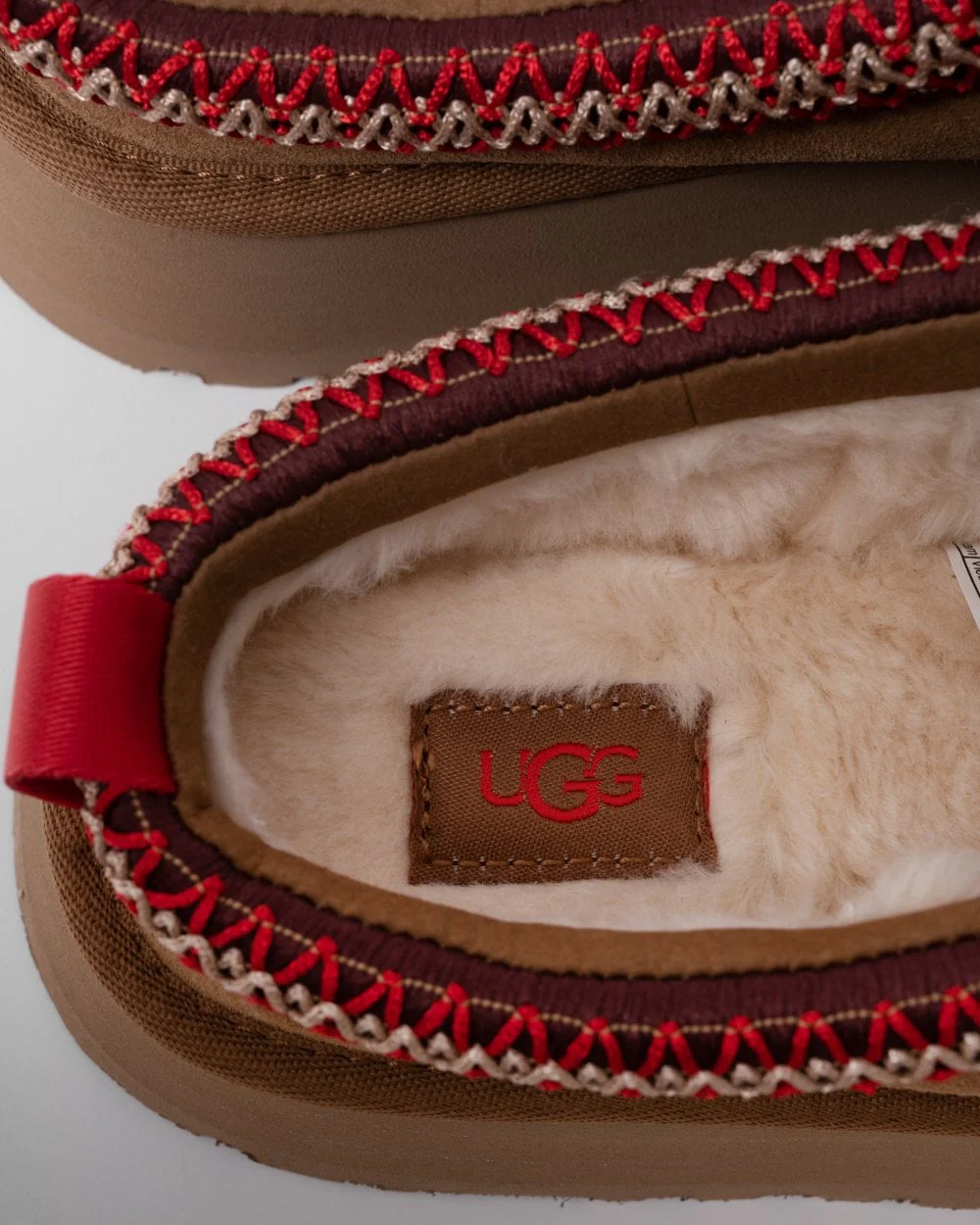 UGG Tazz Womens Platform Slippers - Chestnut - Image 5