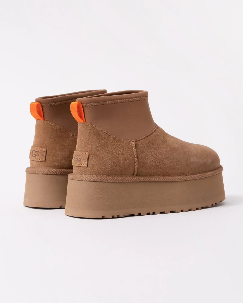 UGG Womens Classic Mini Dipper Platform Boots - Chestnut - Image 3