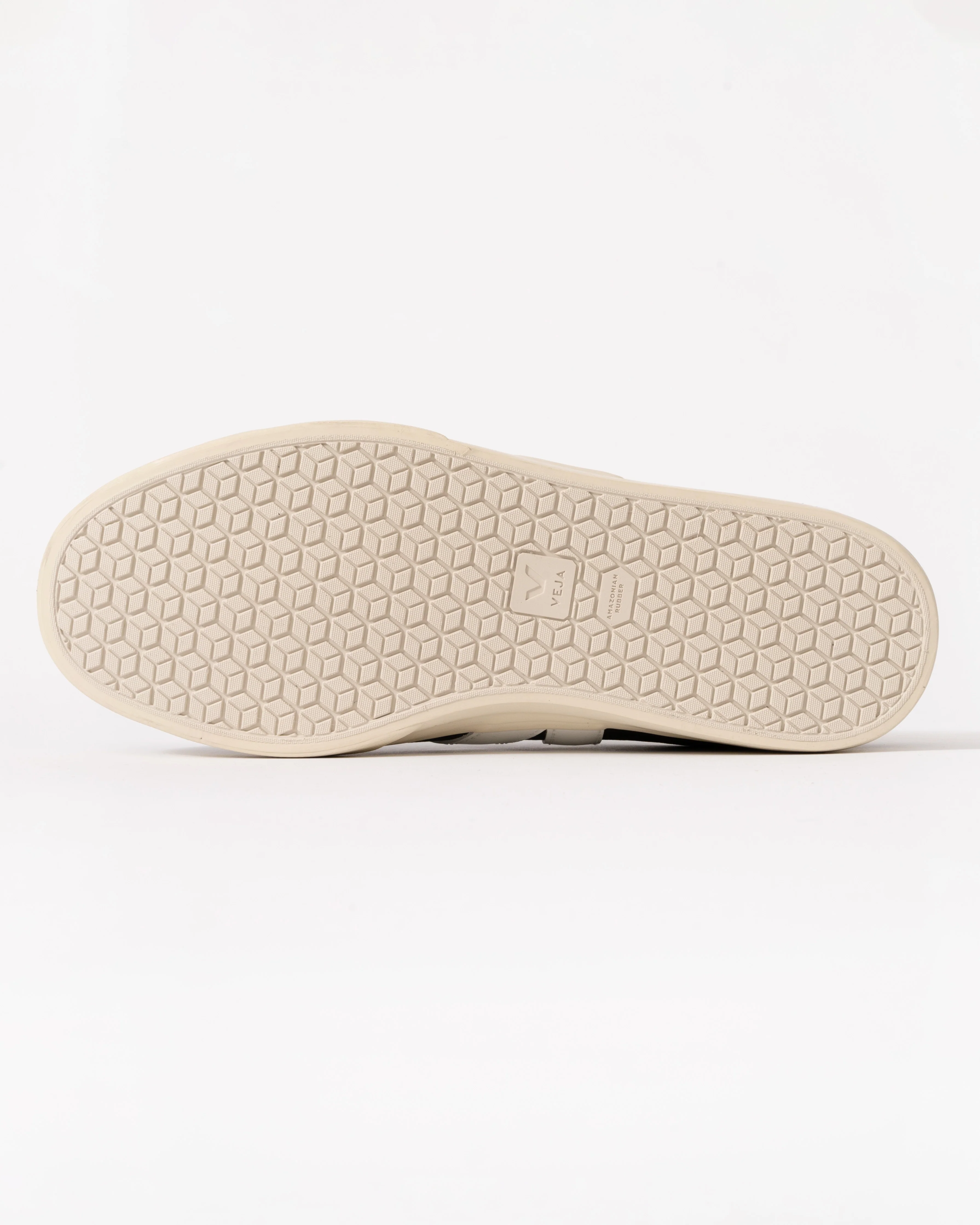VEJA Campo Leather Mens Trainers - Black/White - Image 5