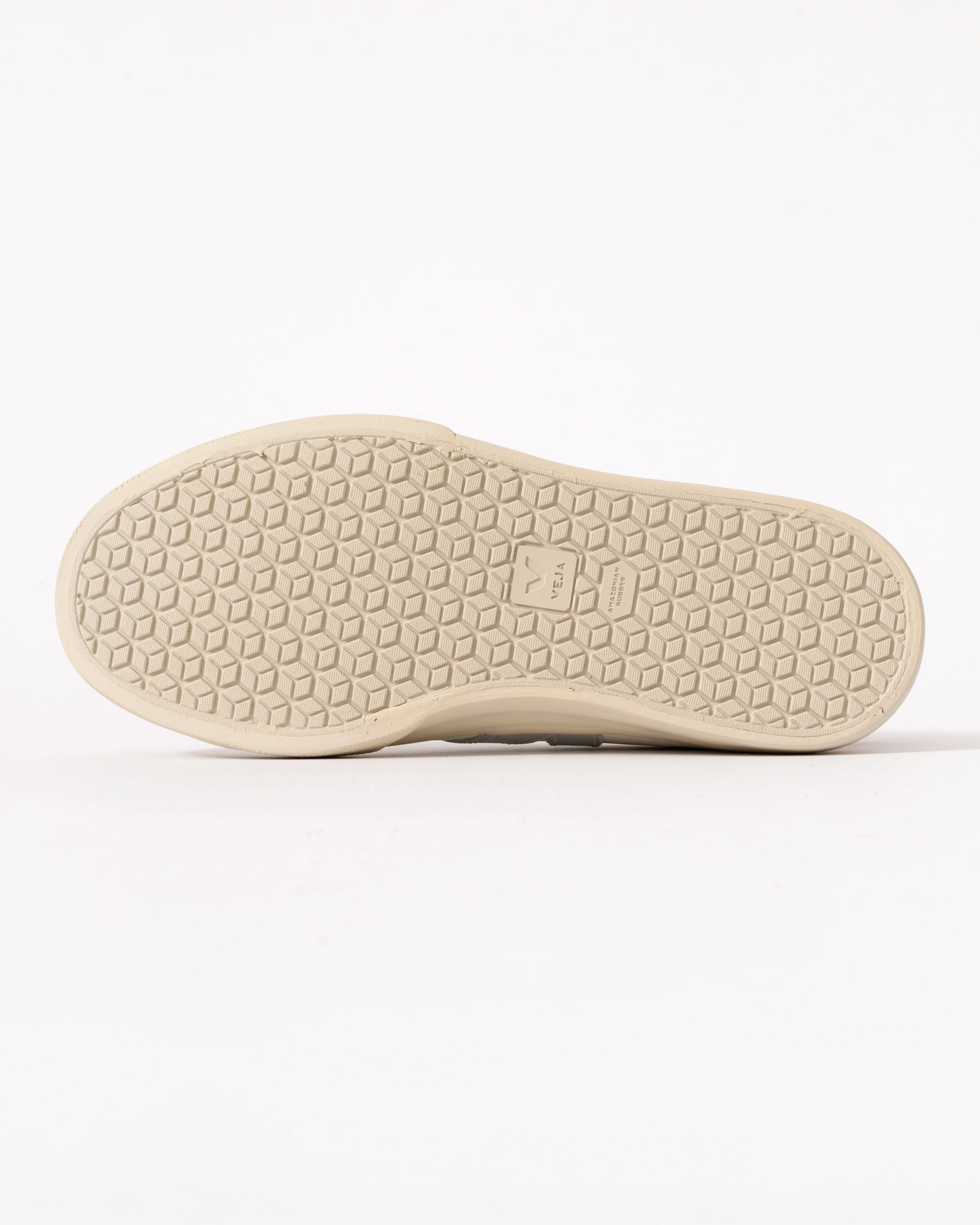 VEJA Campo Leather Womens Trainers - White/Silver/Ultraviolet - Image 5