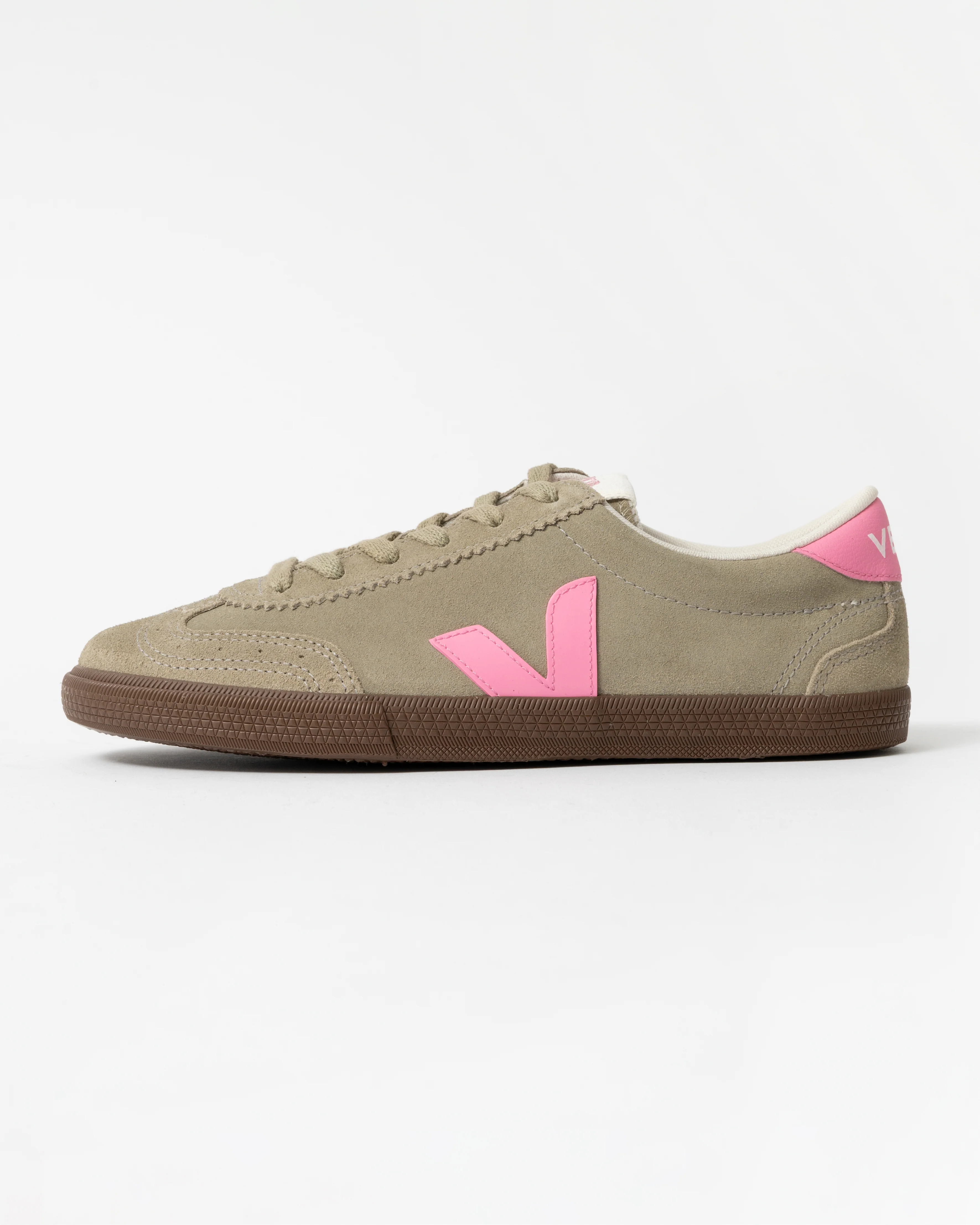VEJA Volley Suede Womens Trainers - Tapue/Malibu/Bark - Image 2