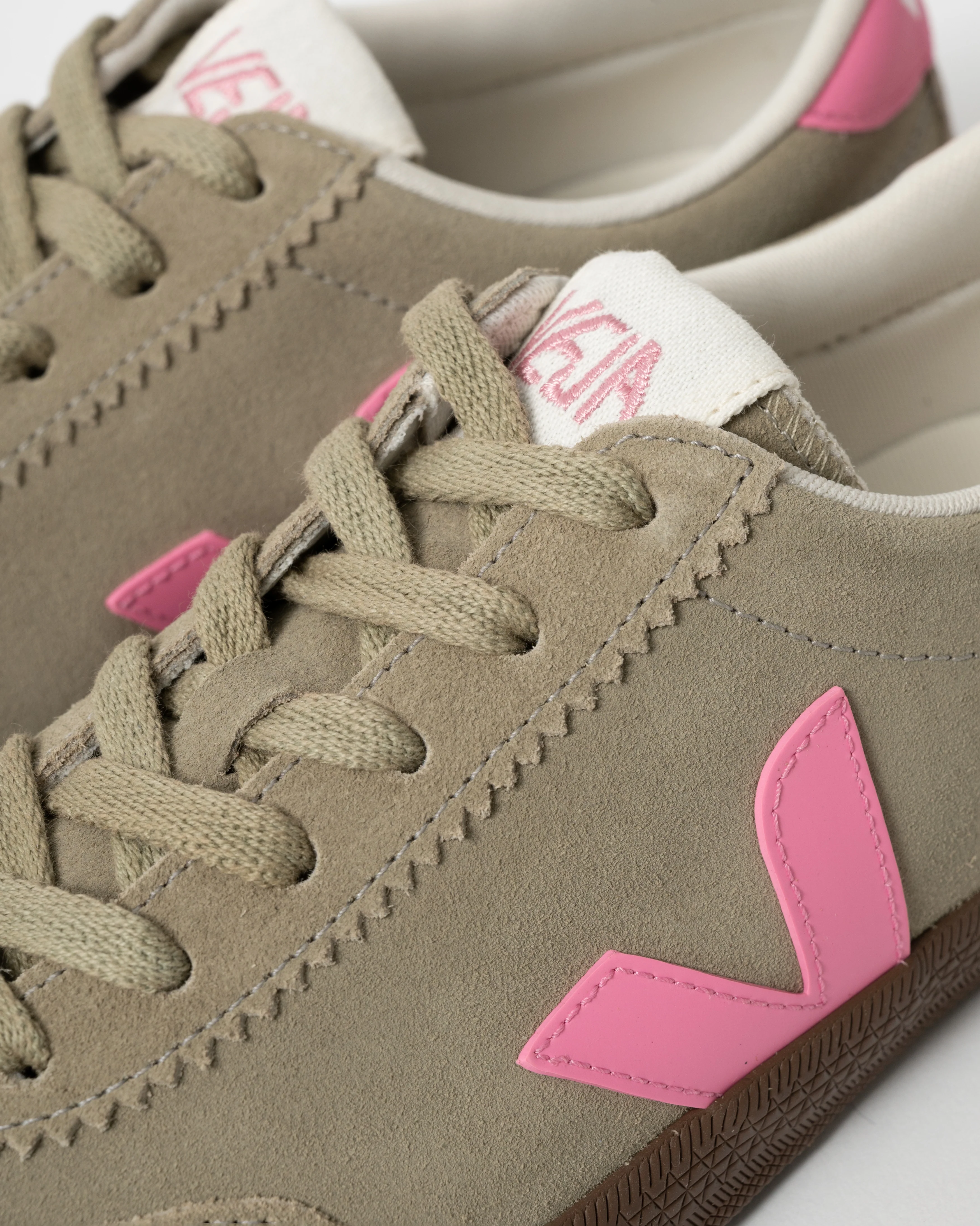VEJA Volley Suede Womens Trainers - Tapue/Malibu/Bark - Image 5